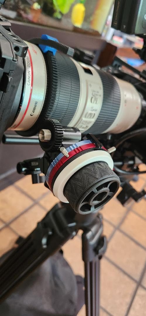 Nitze Mini Follow Focus MF15C, with 15mm Rod and Rod Clamp, Gear Ring Belt, 3 Reversible Drive Gears and 2 Marking Disks, A/B Hard Stops and 360 Degree Infinity Zoom customer photo 1
