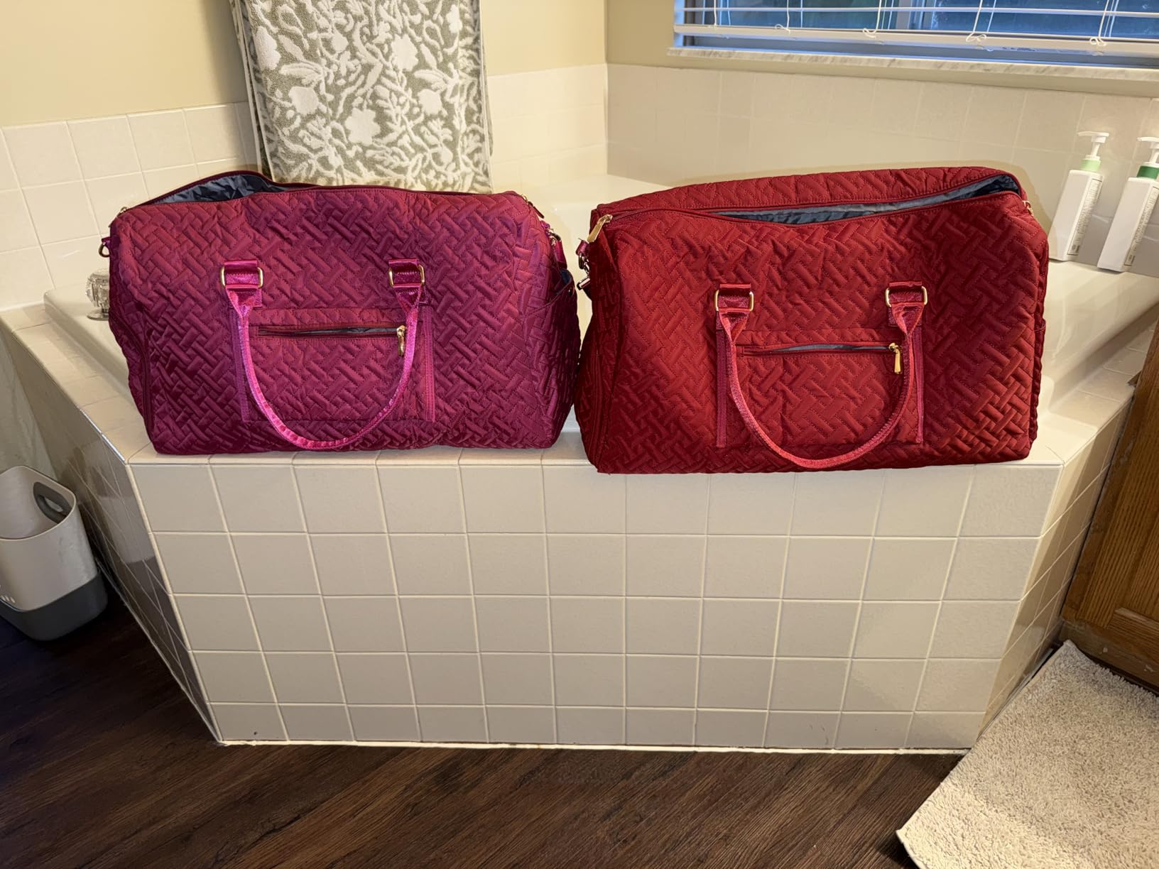 Duffle Bag for Travel, Weekender Bag with Shoe Compartment, Carry On Overnight Bag for Women with Toiletry Bag, Gym Bag with Wet Pocket, Hospital Bags for Labor and Delivery customer photo 2