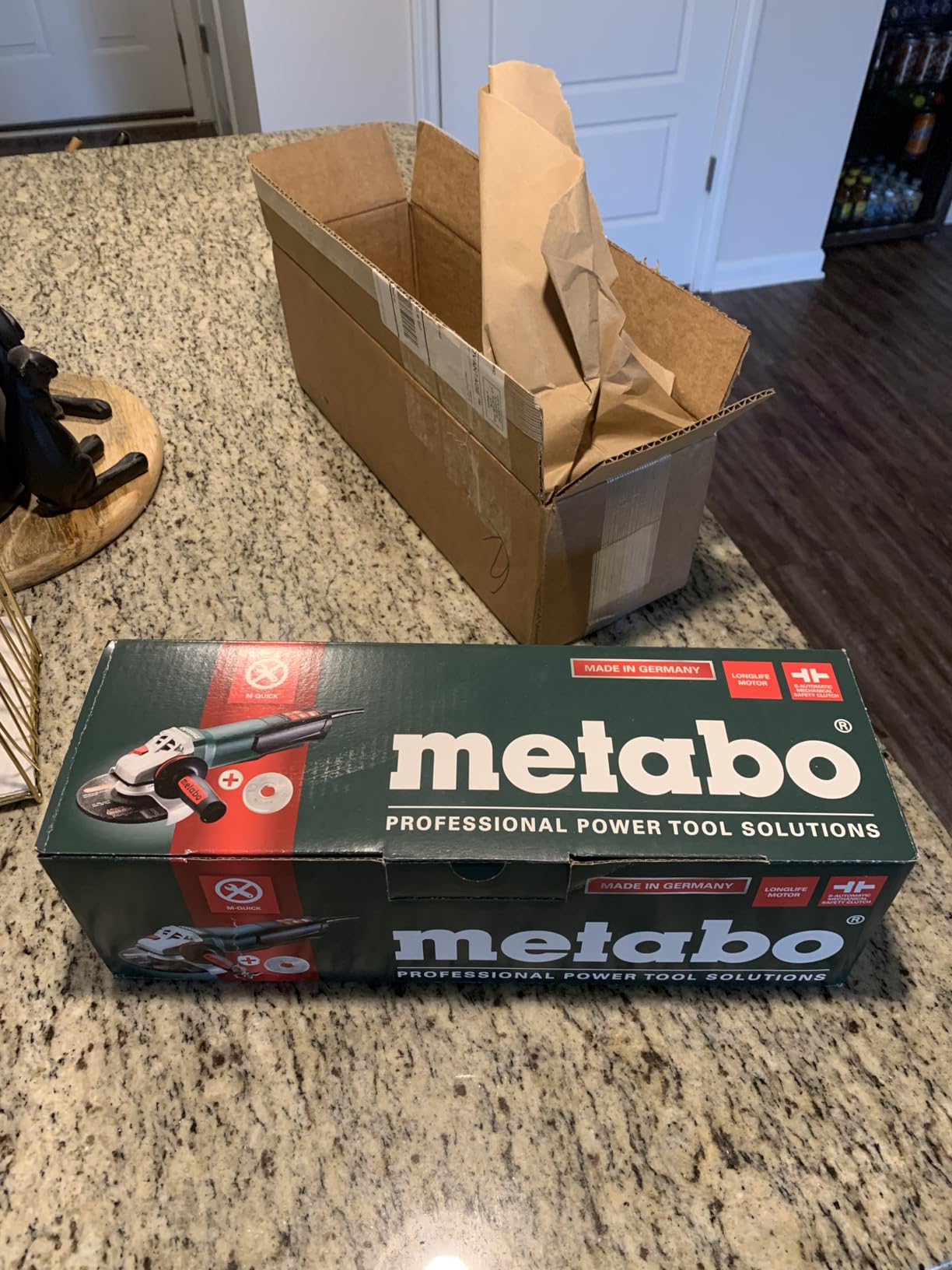 Metabo 4-1/2-5-Inch Angle Grinder, 11 Amp, 11,000 RPM, Non-Locking Paddle Switch, Made in Germany, WP 11-125 Quick, 603624420, Green customer photo 1