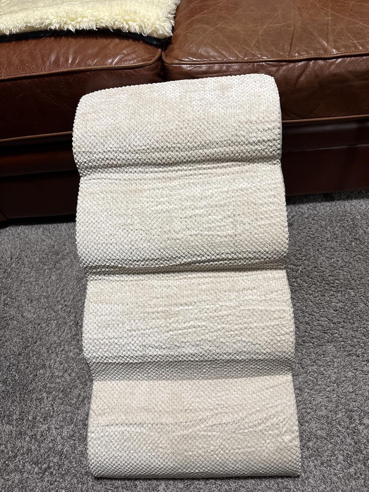Aodisman Dog Stairs for Small Dogs and Cats,3-Step Pet Ramp for Bed & Couch | 15.7