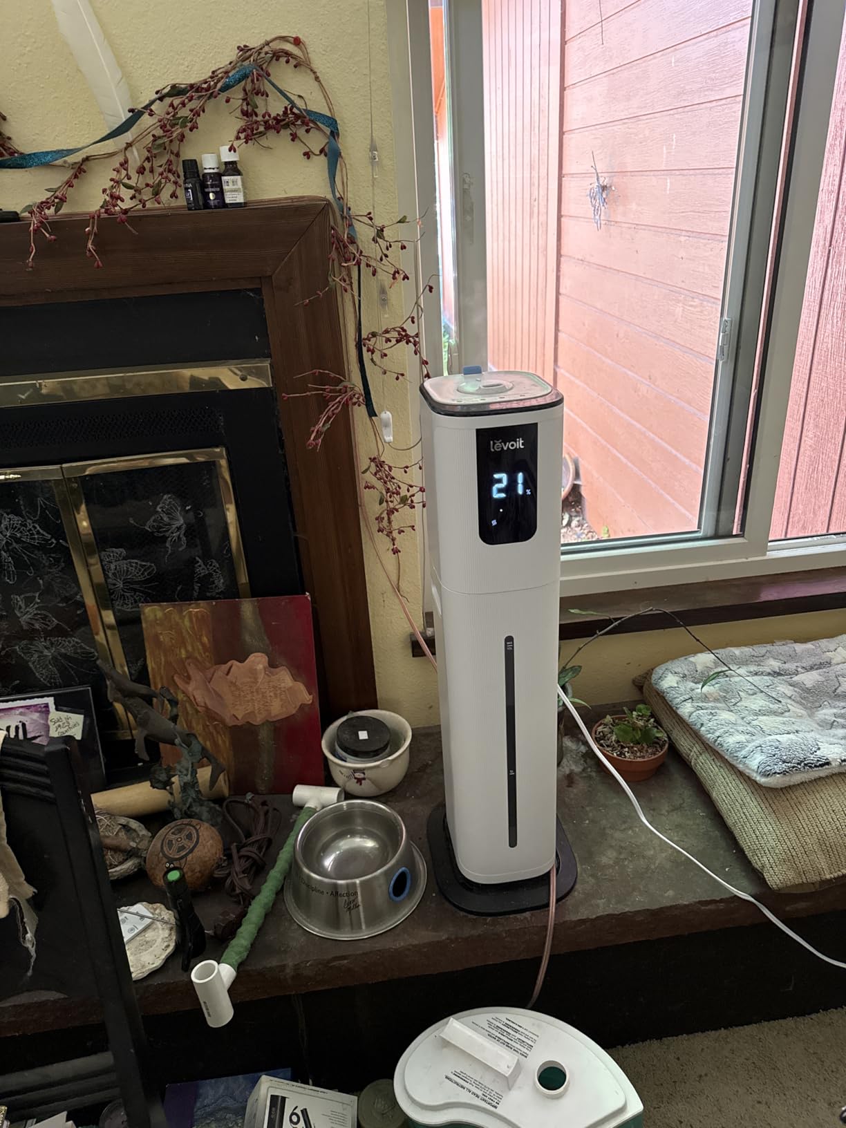 LEVOIT OasisMist 1000S (10L) Smart Humidifier for Home Large Room Bedroom, Last 100 Hours Suitable for Indoor Plant, Cover up to 600ft², Easy Top Fill, Remoter & Voice Control, Auto Mode, Quiet, White customer photo 2