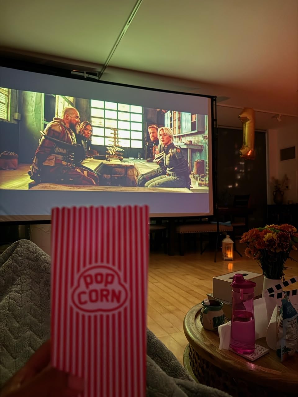 Movie Night Gift Basket - 42-Piece Gift Box with Popcorn, Candy, Snacks & Bingo customer photo 1