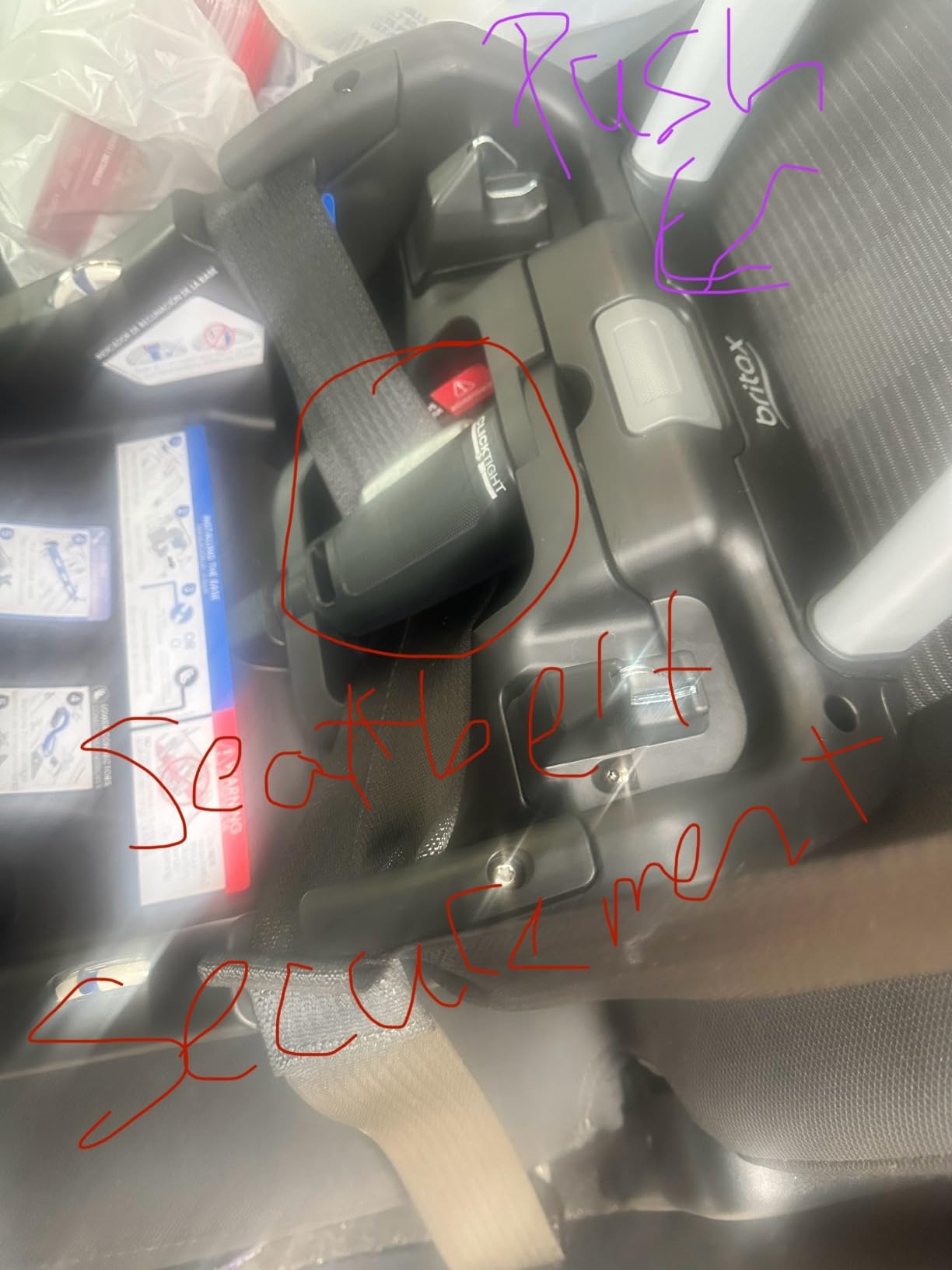 Britax Willow S Infant Car Seat with Alpine Base, ClickTight Technology, Rear Facing Car Seat with RightSize System, Graphite Onyx (Substitute for Romer Juni - not available on Amazon US) customer photo 1