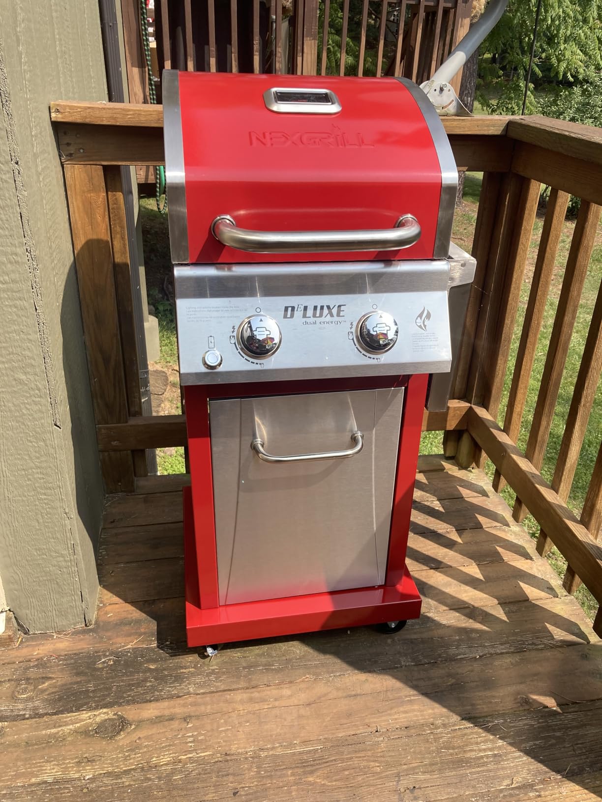 Nexgrill Deluxe 2-Burner Gas Grill with 401 SQ In Grate, 28000 BTUs, Stainless Steel Control Panel customer photo 2