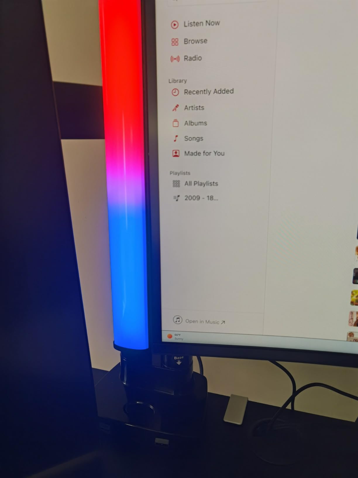Barhootao RGB Light Bar, Smart LED Light Bar for Room, 16 Million Colors, Three Control Modes, Dynamic Music Sync Mode, 213 Preset Modes customer photo 1