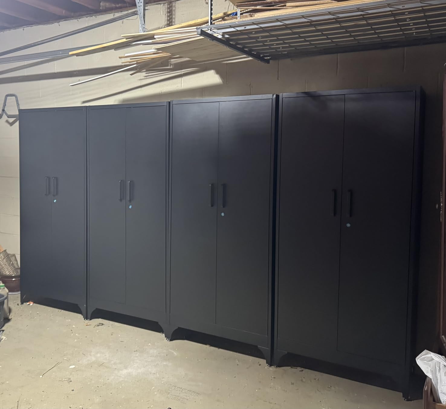 Yizosh Metal Storage Cabinet with Lock - 72