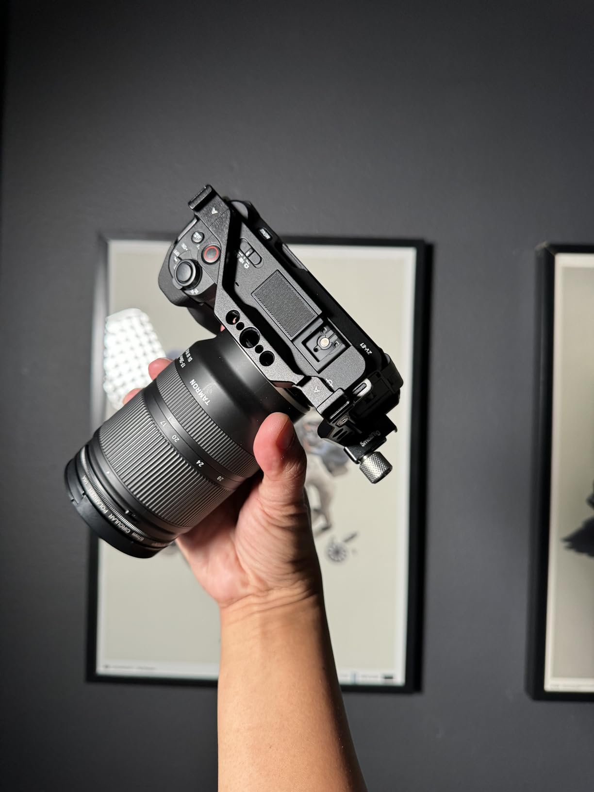 SmallRig ZV-E1 Cage Kit with Silicone Grip and Cable Clamp for HDMI, Full Camera Cage Kit for Sony ZV-E1, Built-in Quick Release Plate for Arca-Type, Cold Shoe Mounts customer photo 1