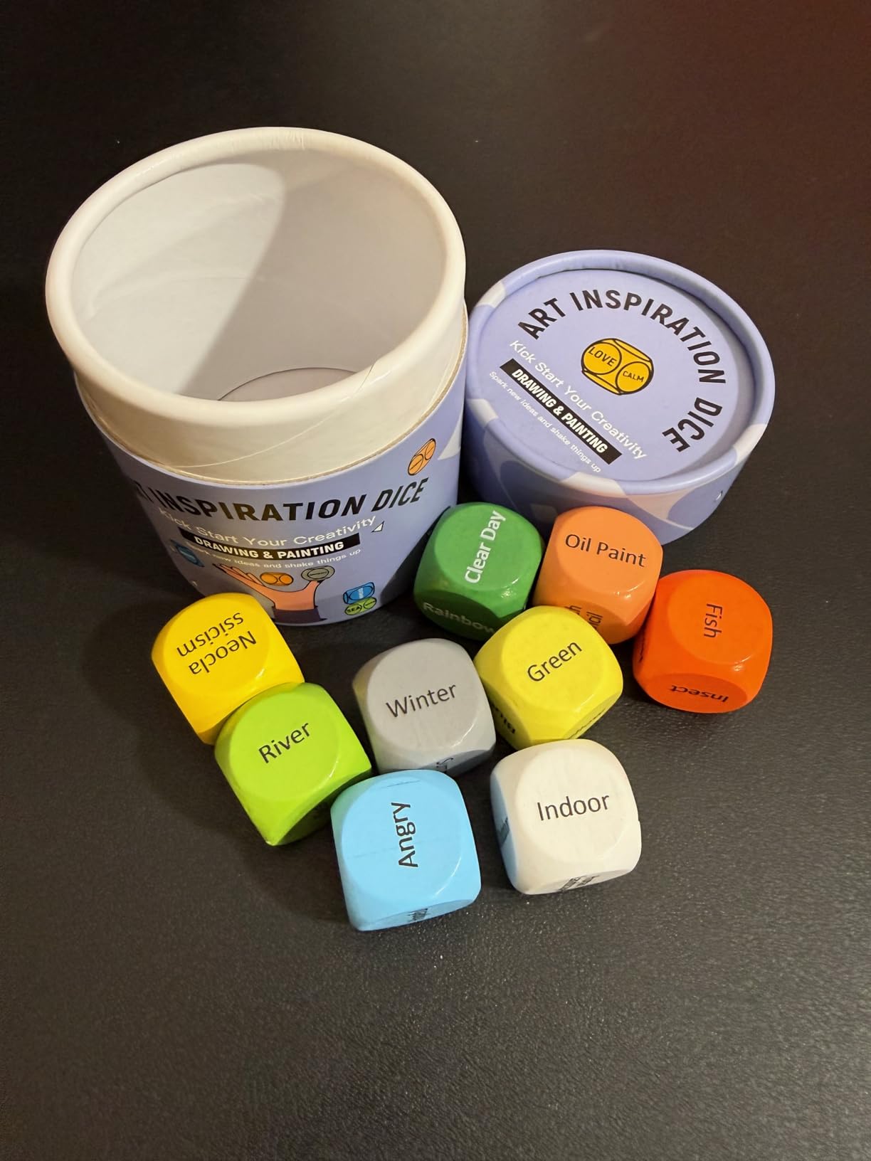 Two Tumbleweeds Writing Dice Set of 9 for Story Inspiration for Writers to Overcome Creative Block - Thoughtful Writer Gifts for Authors and Aspiring Novelists customer photo 2