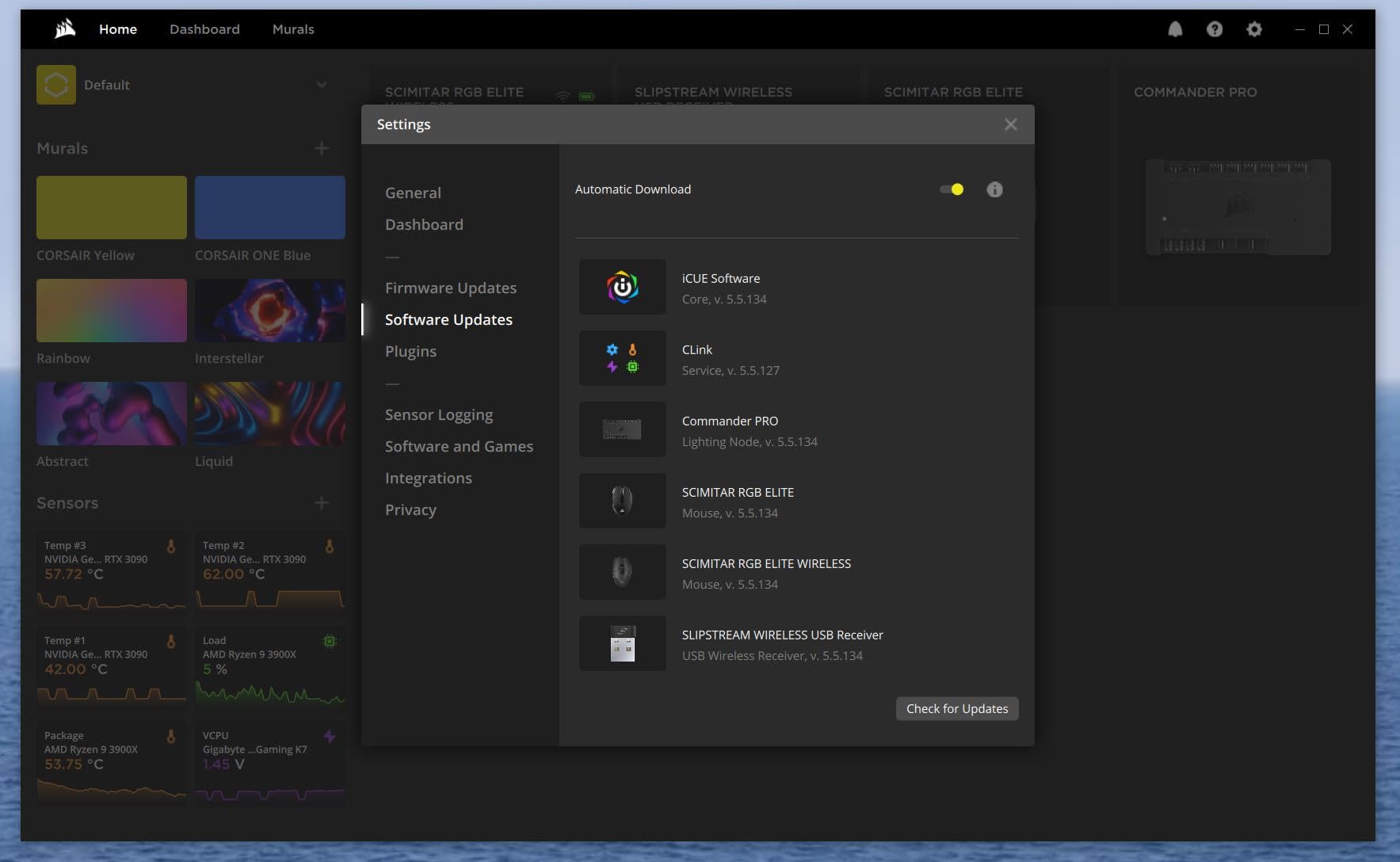 Corsair Scimitar Elite RGB Wireless MMO Gaming Mouse customer photo 1