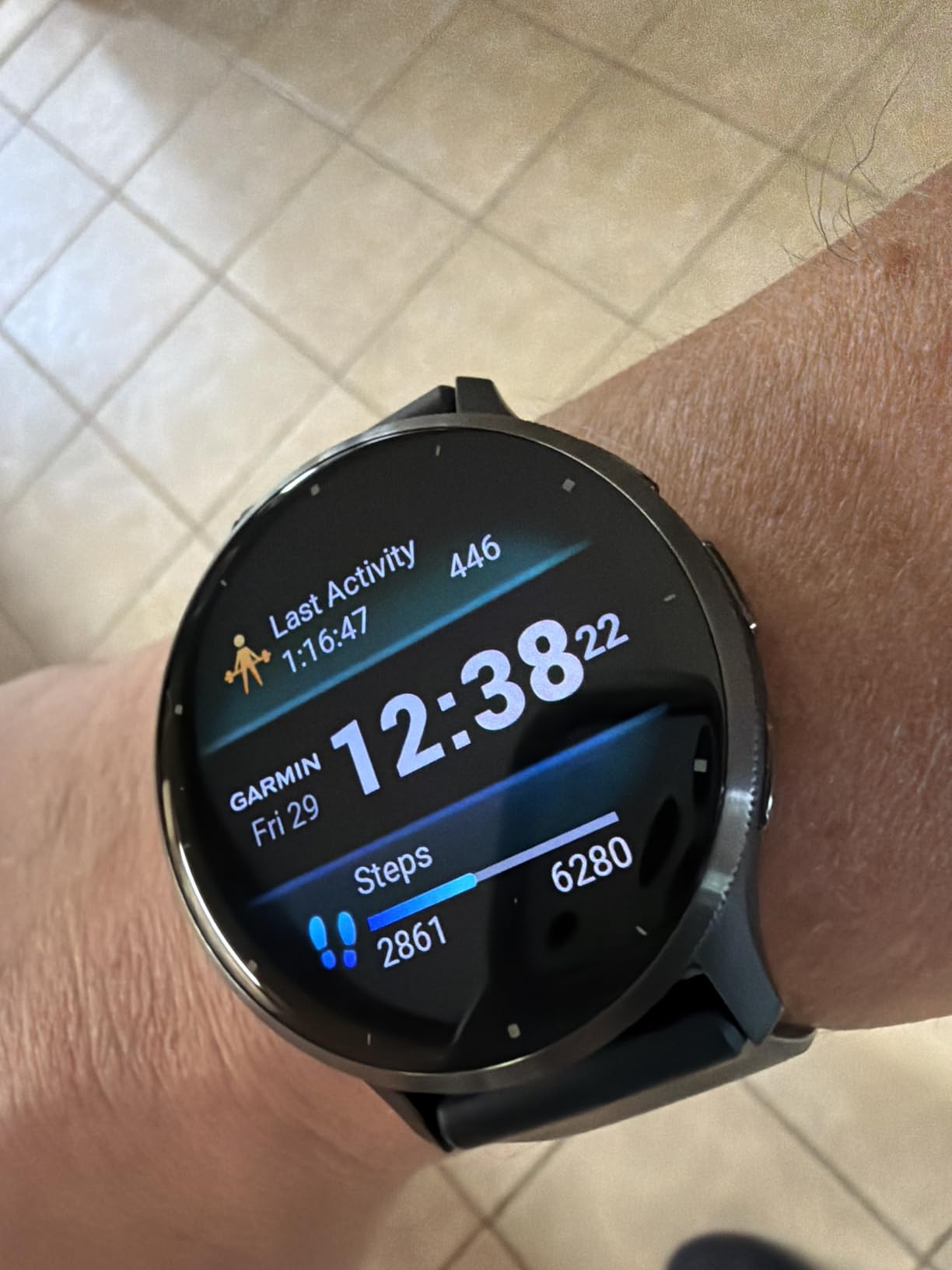 Garmin Venu 3S Soft Gold Stainless Steel Bezel 1.2-Inch AMOLED Touchscreen Display Smart Watch, Garmin Connect, Phone Supported with 41mm French Gray Case and Silicone Band customer photo 2