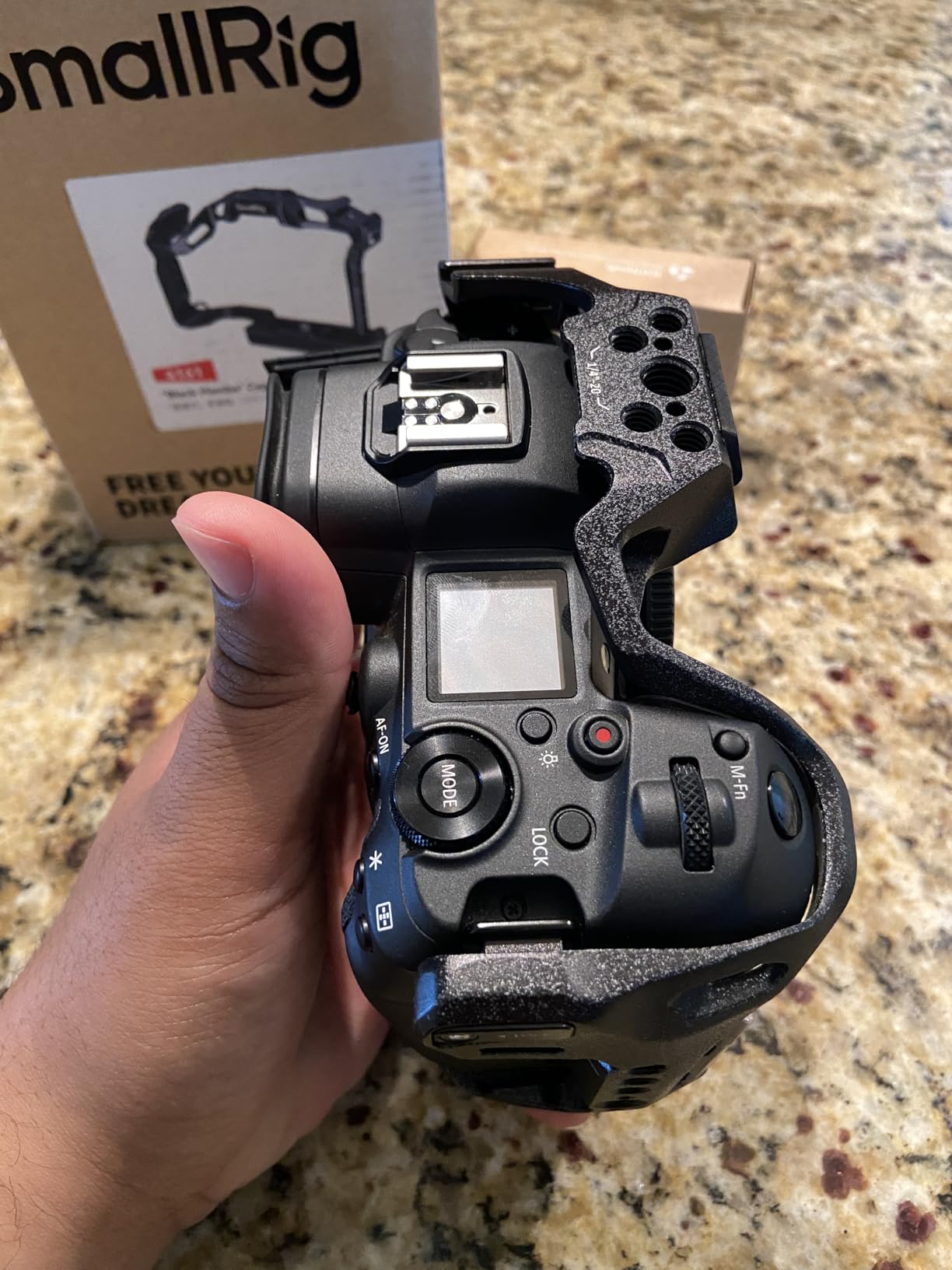 SmallRig Black Mamba Camera Cage for Canon R6 Mark II and R6 Mark III, Quick Release Plate for Arca-Type, Film Movie Making Camera Video Cage with Shoe Mount customer photo 2