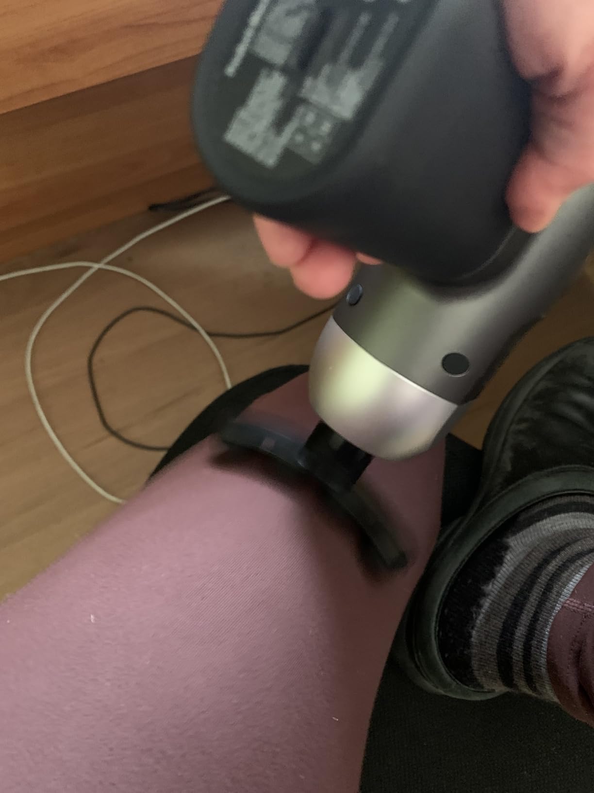 BOB AND BRAD C2 Pro Massage Gun with Heat and Cold Therapy, FSA Eligible & HSA Approved, PT-Developed Deep Tissue Back Massager for Athletes customer photo 2