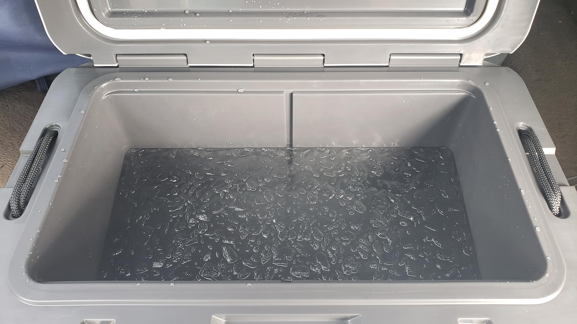 ENGEL 60 QT Ultra-Light Injection Molded Cooler - Ice Chest Keeps Ice up to 7 Days - Cooler Includes Wire Basket, Divider and Built-in Bottle Opener customer photo 2