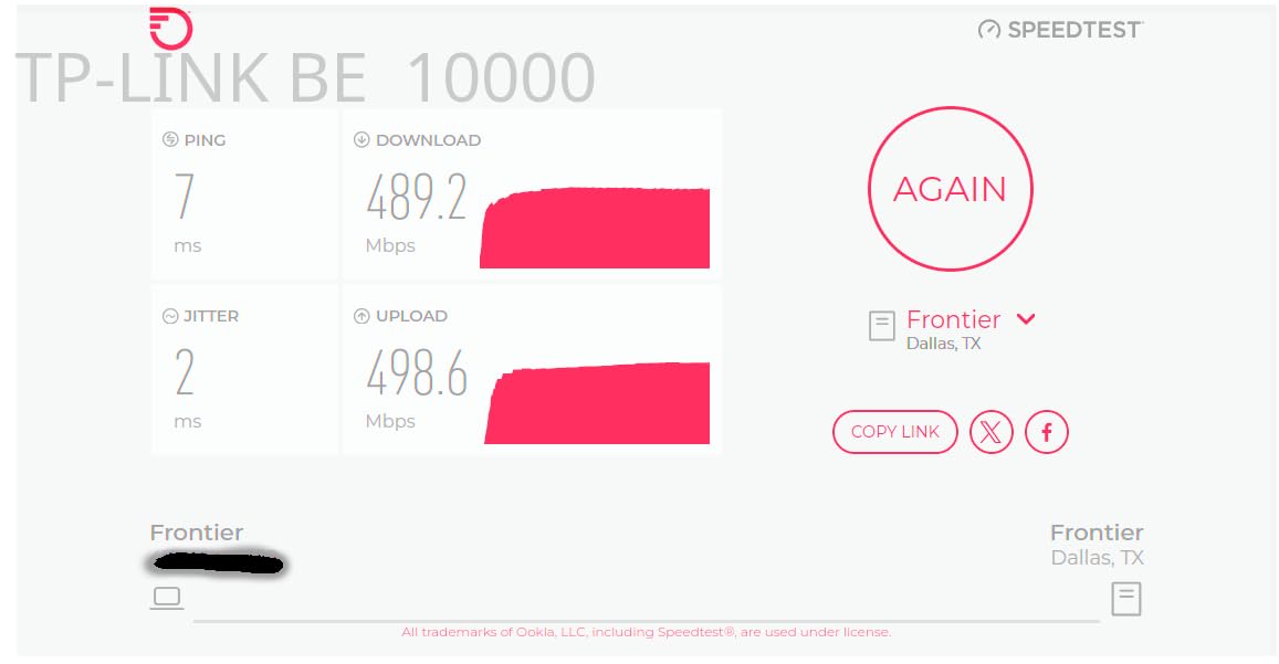 TP-Link Deco 7 Pro BE63 Tri-Band WiFi 7 BE10000 Whole Home Mesh System - 6-Stream 10 Gbps, 4x2.5G Ports Wired Backhaul, 4X Smart Internal Antennas, VPN, HomeShield, Free Expert Support (2-Pack) customer photo 1