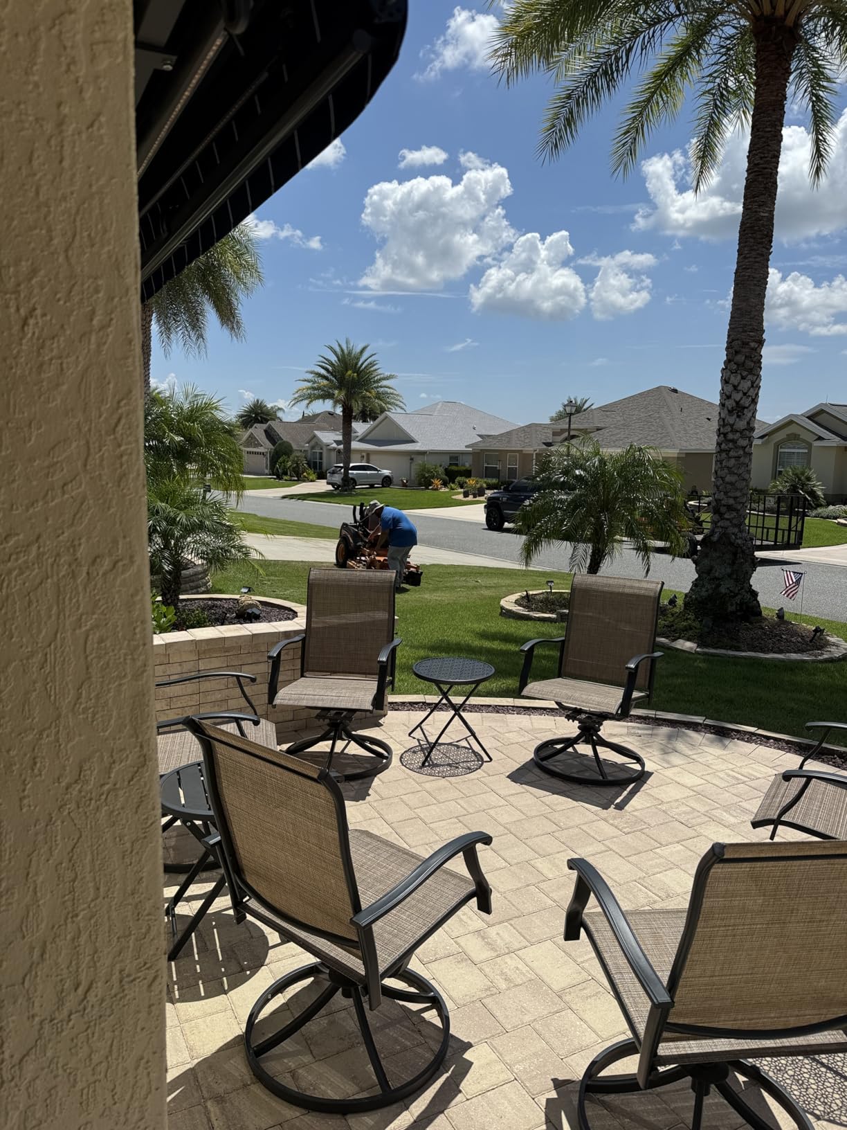 aosu Security Cameras Outdoor Wireless, 2 Cam-Kit, No Subscription Required, Solar-Powered, Home Security Cameras System with 360° Pan & Tilt, Auto Tracking, 2K Color Night Vision customer photo 2