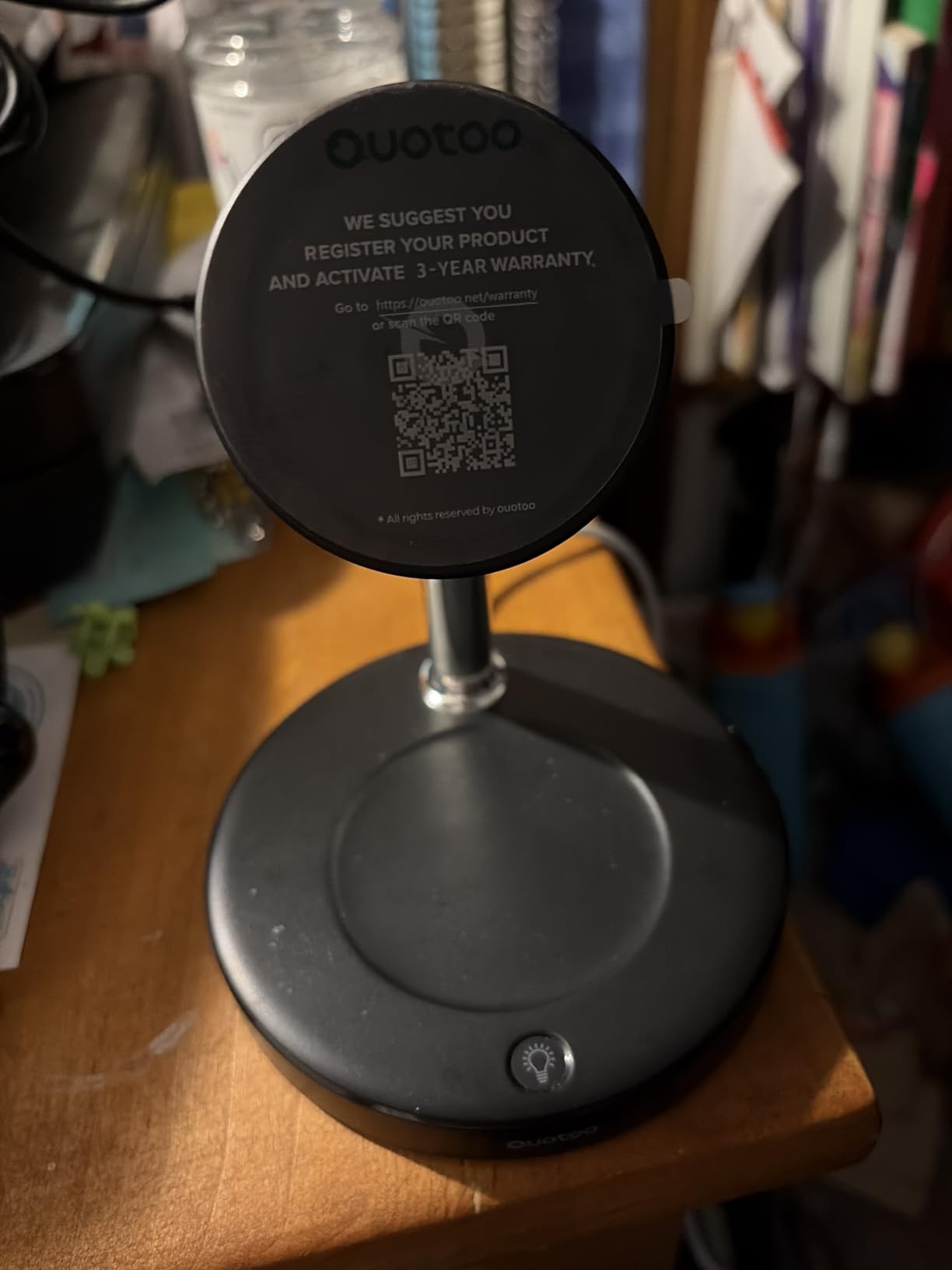 Wireless Charger 3 in 1 for iPhone, Magnetic Charging Station for Apple Family with Adjustable Blue Ambient Light, 15W Fast MagSafe Charger Stand customer photo 1