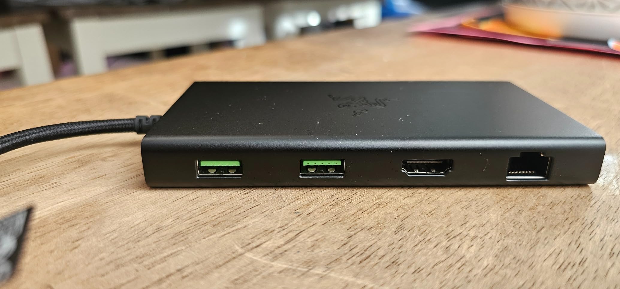 Razer USB C Dock: 11-in-1 Portable USB-C Travel Hub, 4K 60Hz HDMI, Ethernet, Card Reader, USB-C & USB-A, 3.5mm Audio, 85W PD Charging for Laptop & Tablet, Durable All-Metal Build, PC & Mac - Black customer photo 1