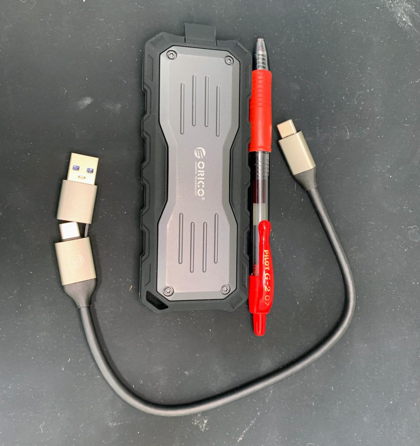 ORICO 512GB External SSD Up to 2000MB/s, Interface Extra Protection, Waterproof and Dust-Proof, Rugged and Reliable Outdoor Portable Solid State Drives for Action Camera, Smartphone, Laptop - O20 customer photo 1