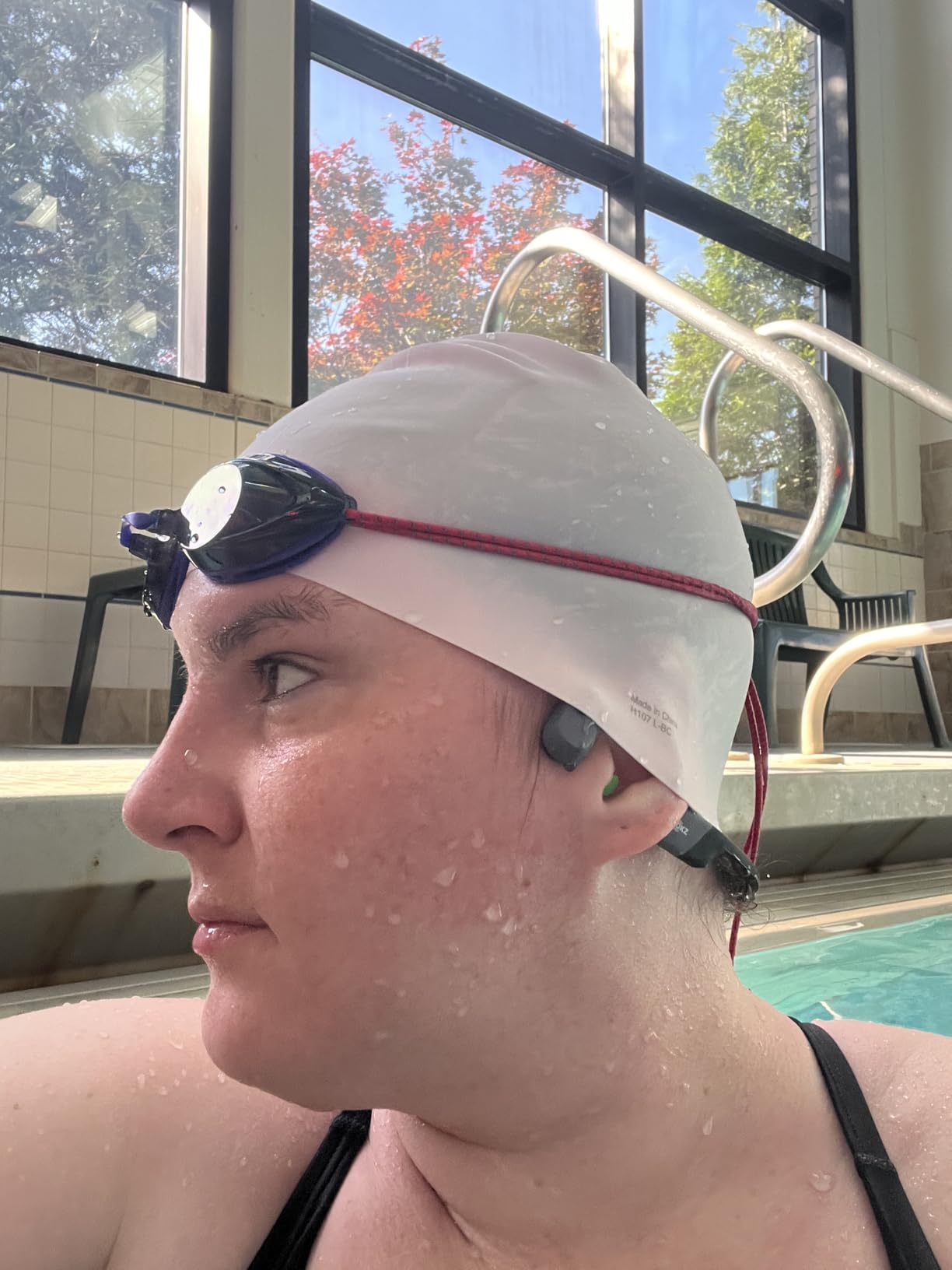 SHOKZ OpenSwim Pro Open-Ear MP3 Headphones, Grey, IP68 Waterproof, 32GB MP3 customer photo 2