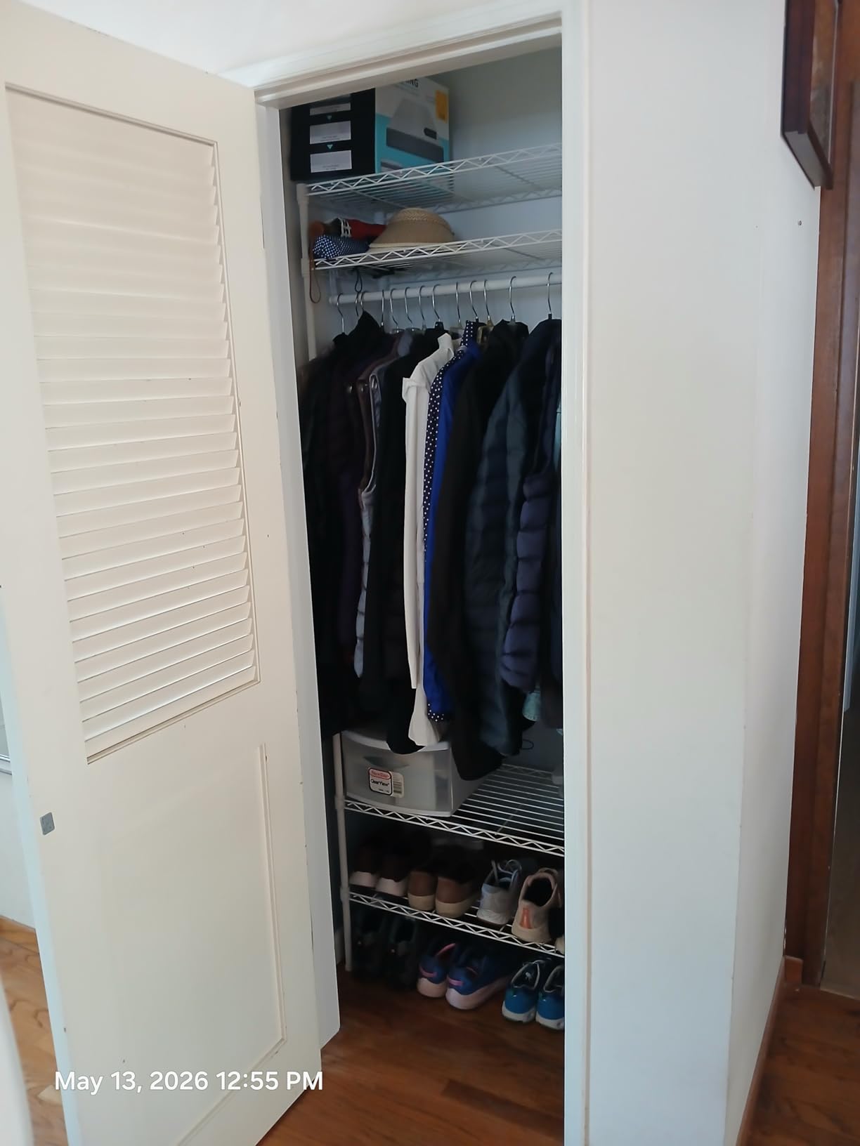 Ulif H4 Mini Portable Closet, 4 Tiers Freestanding Clothing Garment Rack for Small Space, Metal Clothes Wardrobe System for Bedroom, 23.6