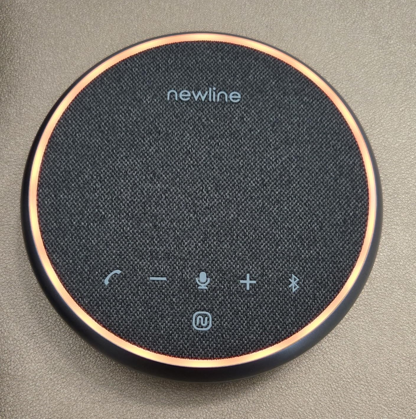 newline Conference Speaker and Microphone, 2 Mics 360° Voice Pickup, AI Noise Reduction & Clear Calls, USB & Bluetooth Speakerphone, Up to 12H Call Time, for Small-to-Mid Meetings & Home Office customer photo 1