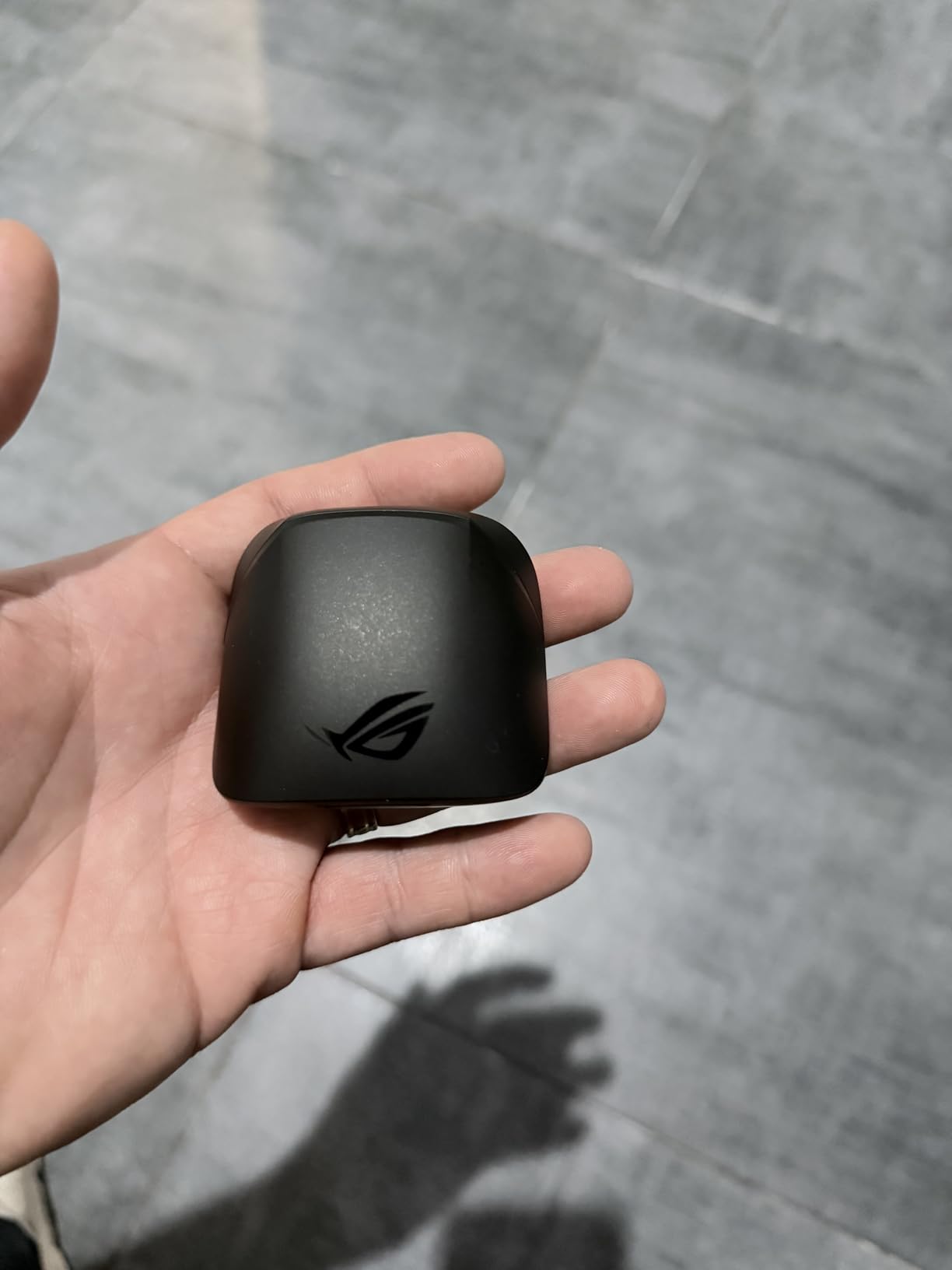 ASUS ROG Cetra True Wireless SpeedNova Gaming Earbuds - Dual-Mode (BT, 2.4GHz), Dirac Opteo, Bone-Conduction AI Mic, Adaptive ANC, 46Hr Battery, for PC, PS5, PS4, Switch, Mobile, ROG Ally/X - White customer photo 2