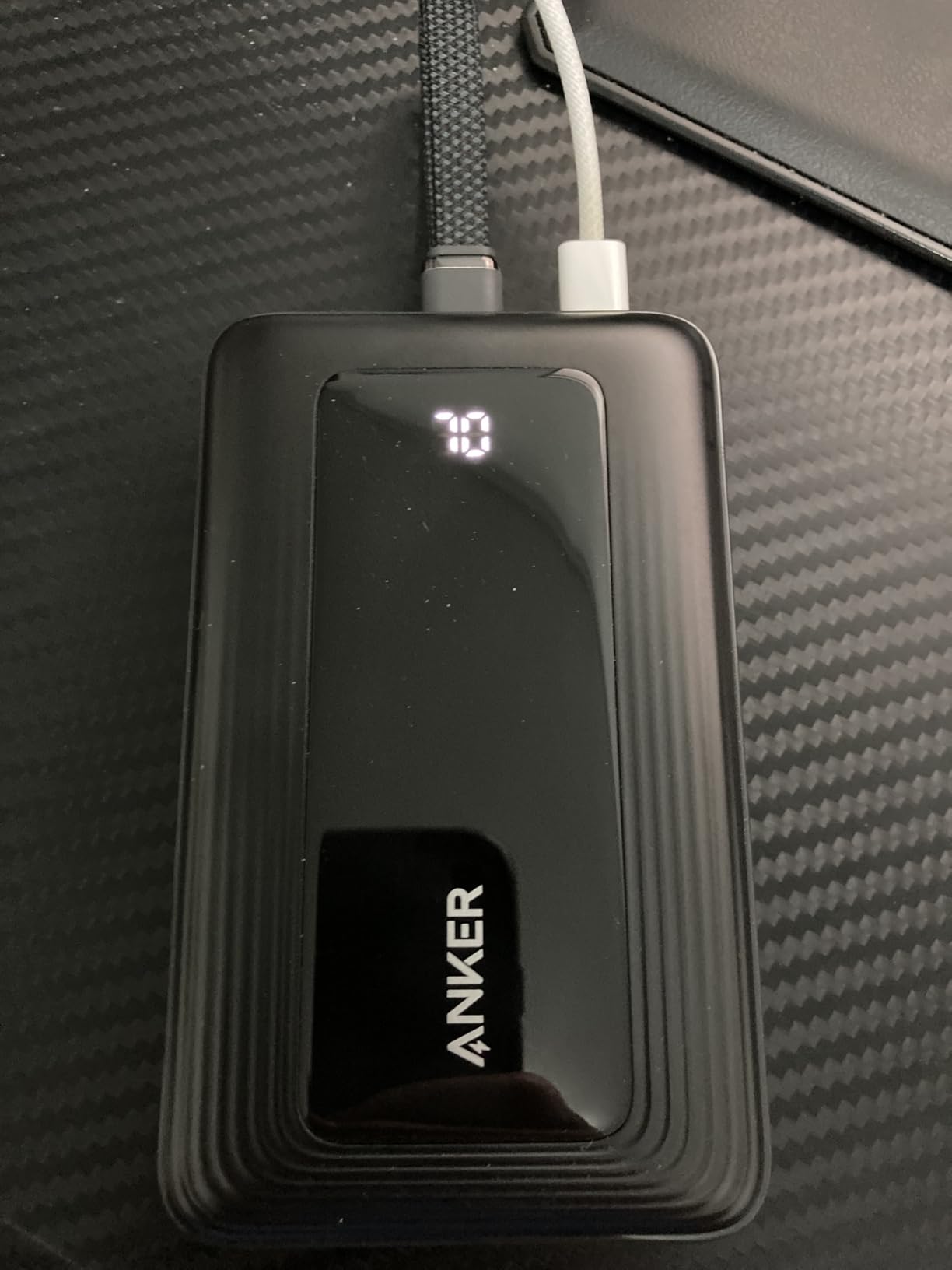 Anker Zolo Power Bank (2025 Upgraded Version), 20,000mAh 30W High-Speed Portable Charger with Built-in USB-C Cable customer photo 1