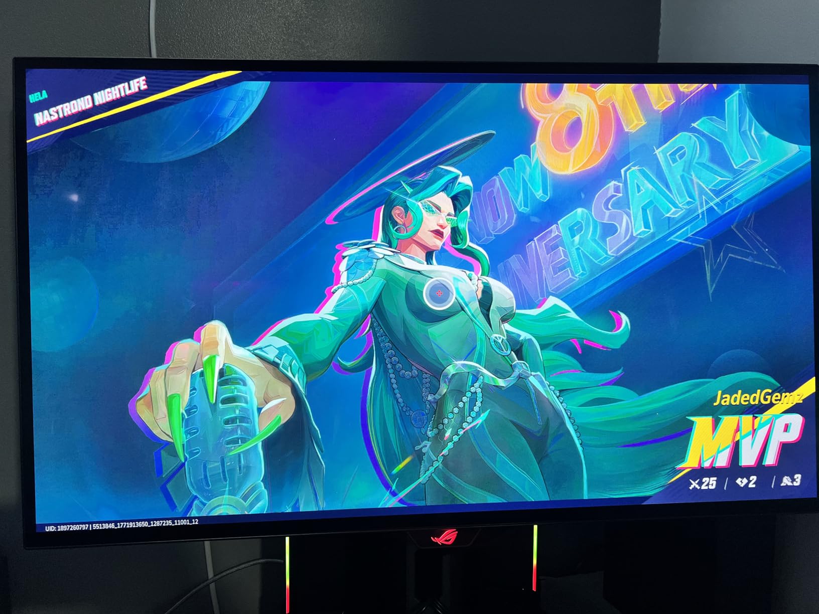 ROG Strix 27 Inch 1440P OLED Gaming Monitor (XG27AQDMG) - QHD, Glossy OLED, 240Hz, 0.03ms, Custom Heatsink, Anti-flicker,Uniform Brightness, G-SYNC Compatible, 99% DCI-P3, DisplayWidget, 3yr warranty customer photo 2