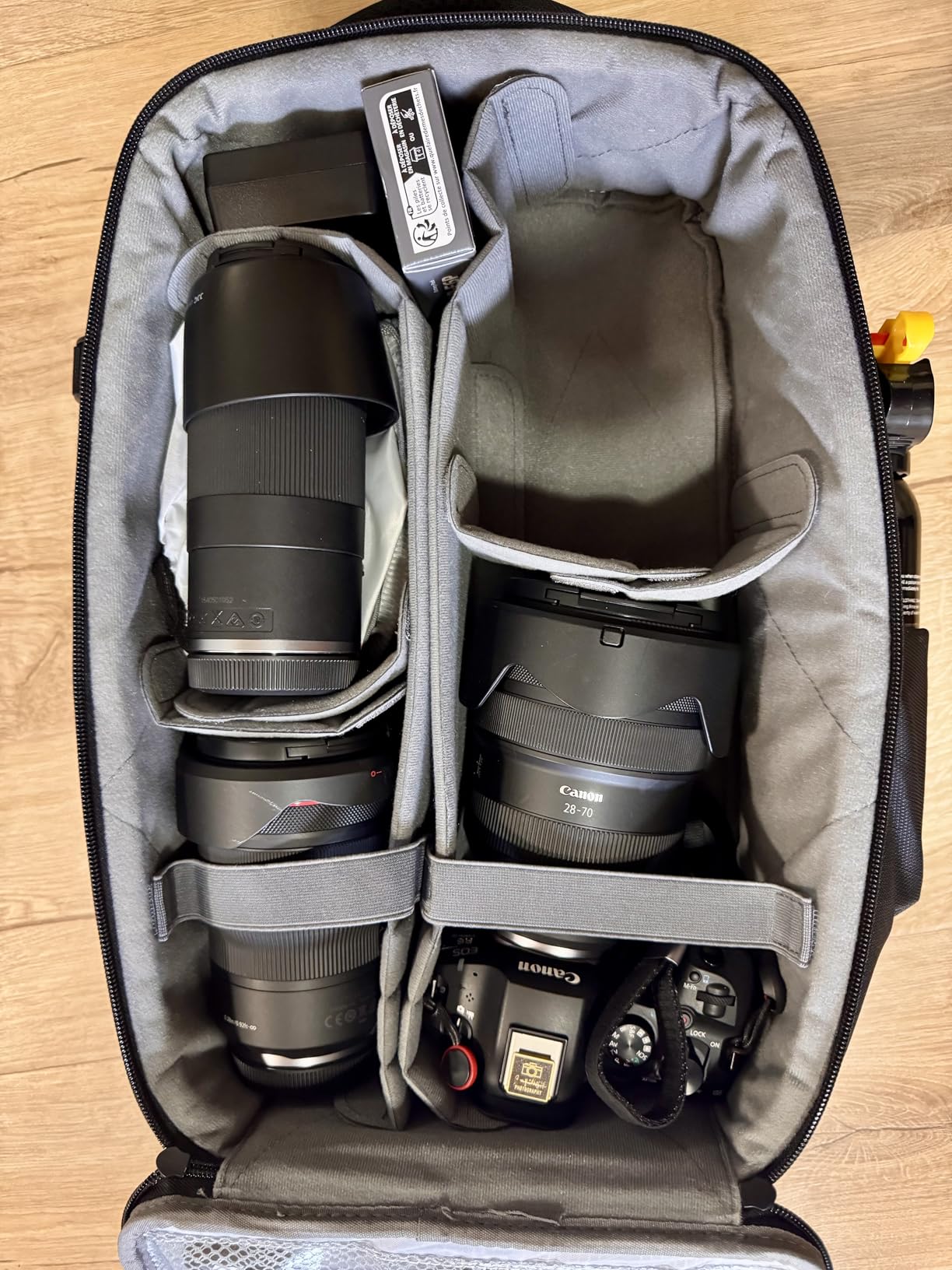 K&F CONCEPT Camera Backpack, Hardshell Photography DSLR Camera Bag with 15-15.6 Inch Laptop Compartment Waterproof Hard Shell Camera Case Compatible with Canon/Nikon/Sony/DJI Mavic Drone customer photo 1