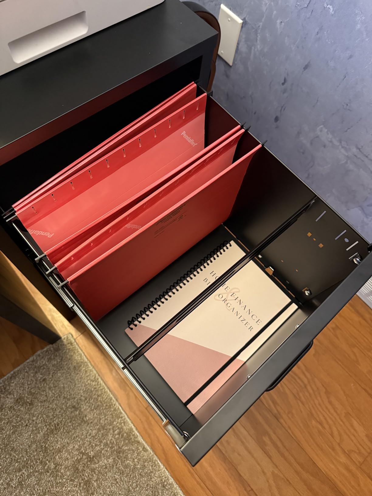BYNSOE 2 Drawer File Cabinet with Lock Vertical Filing Storage Cabinet Office Home Steel Vertical File Cabinets for Letter Size File Cabinet Locked, Assembly Required customer photo 1