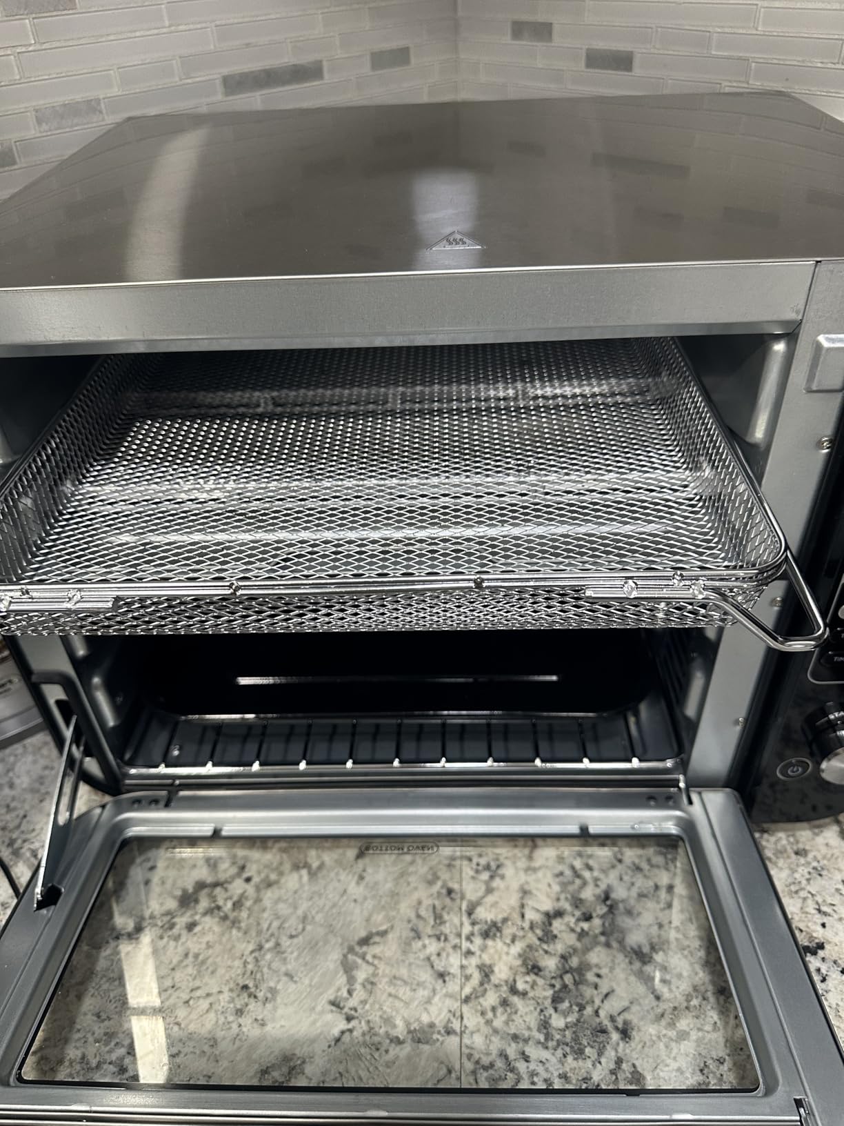 Ninja Air Fryer Toaster Oven Combo | Double Stack XL | 12-in-1 | Fits 4.5 lb Chicken & 6lbs of Wings | Smart Finish Cook 2 Different Meals at Same Time | Countertop Oven | Stainless Steel | DCT601 customer photo 2