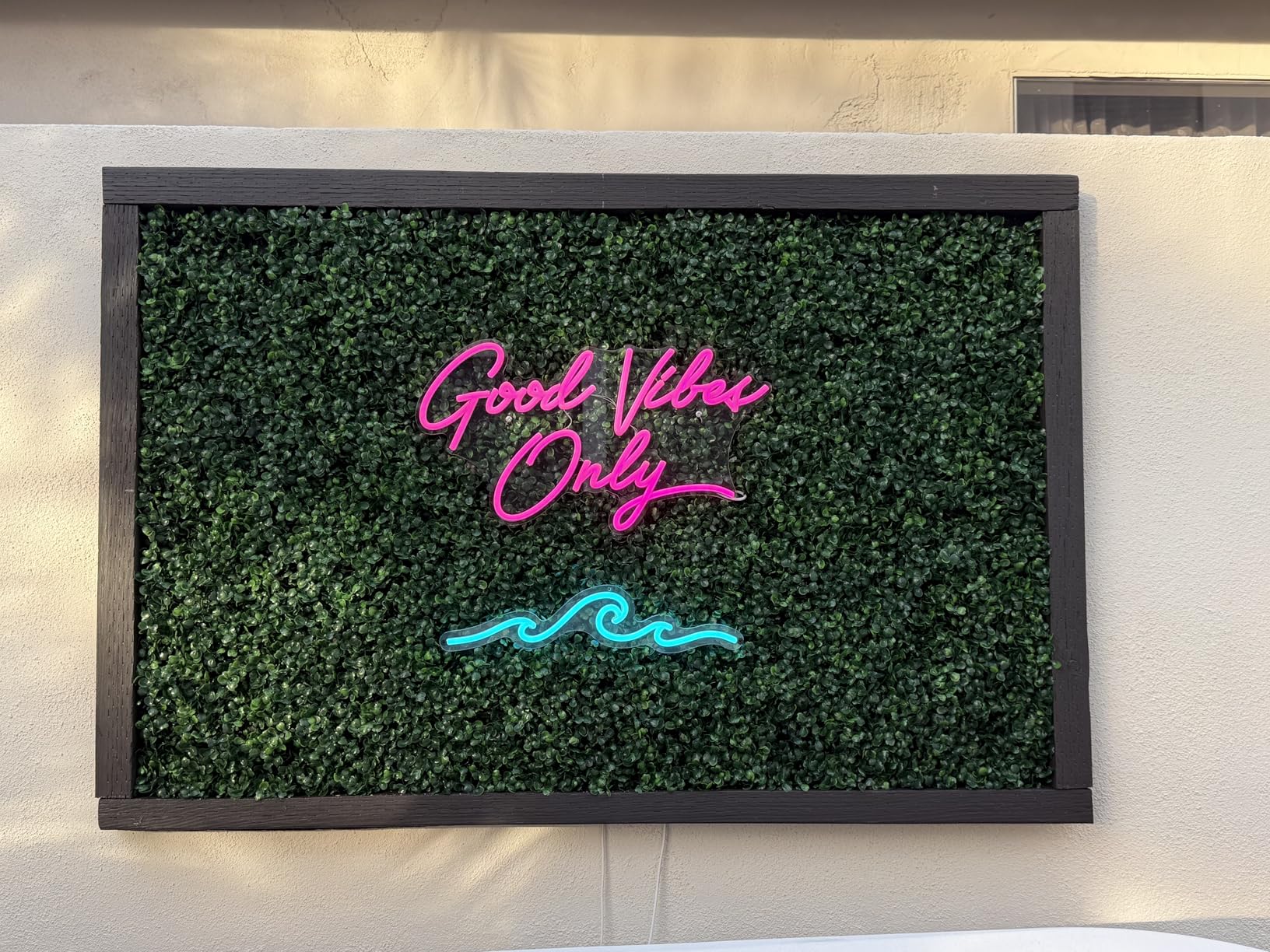 Kavaas Good Vibes Only Neon Signs for Wall Decor 17.7