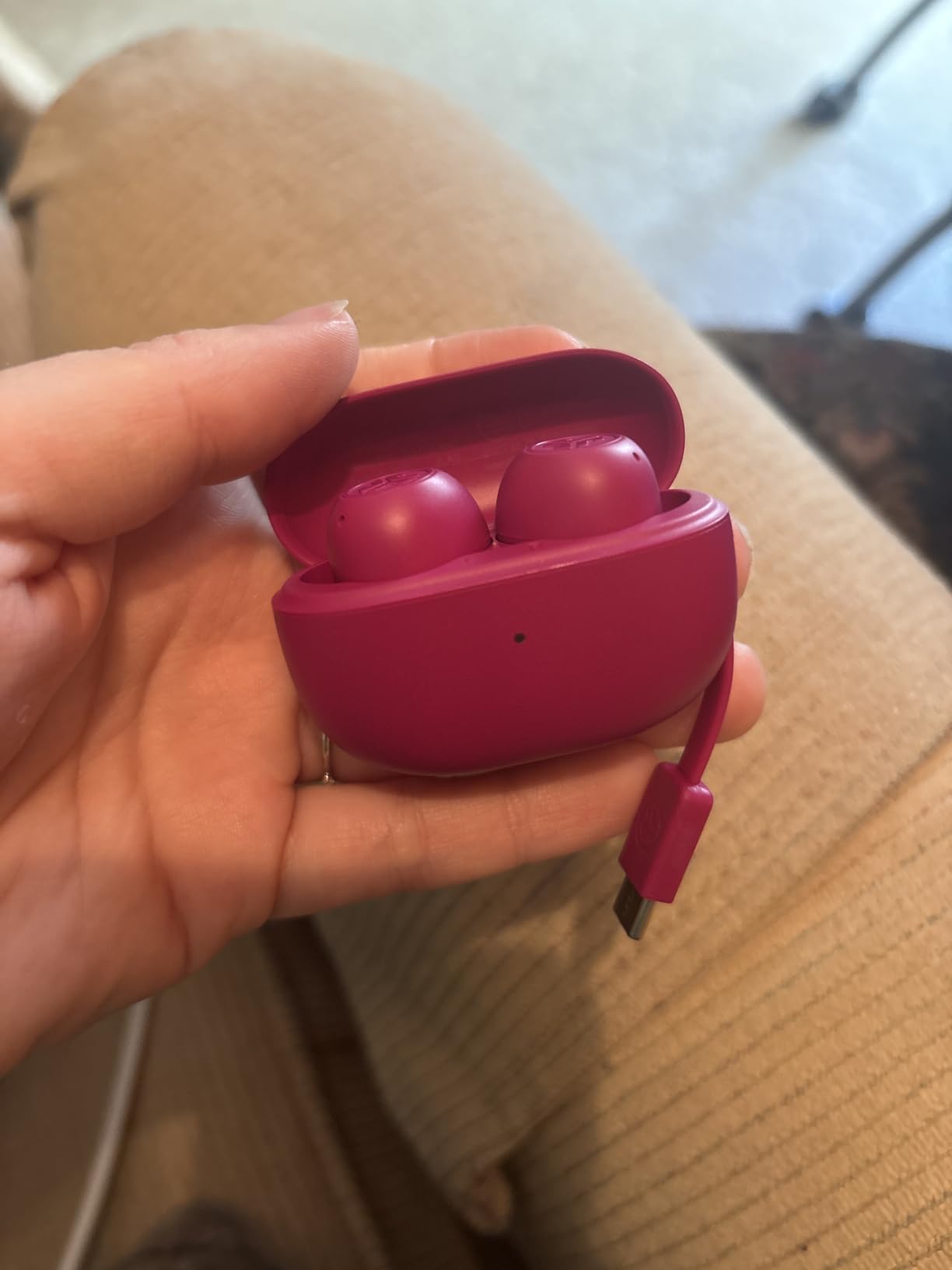 JLab Go Pop ANC, True Wireless Earbuds, Active Noise Cancelling, Bluetooth Earbuds with Charging Case, Black customer photo 2