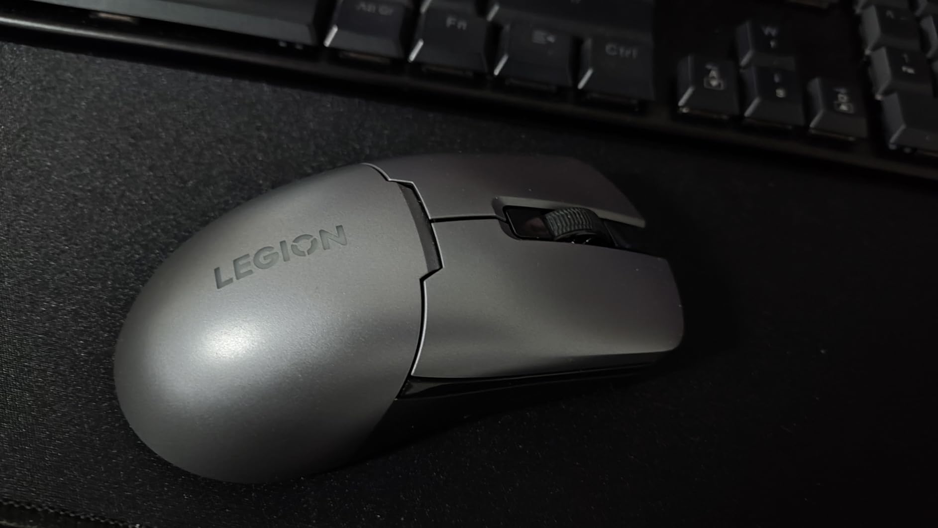 Lenovo Legion M410 Wireless RGB Gaming Mouse - 6 Button Palm Grip Mouse with 16,000 DPI, 53 Hour Rechargeable Battery, 2-Zone RGB Lighting, NVIDIA Reflex Compatible customer photo 2