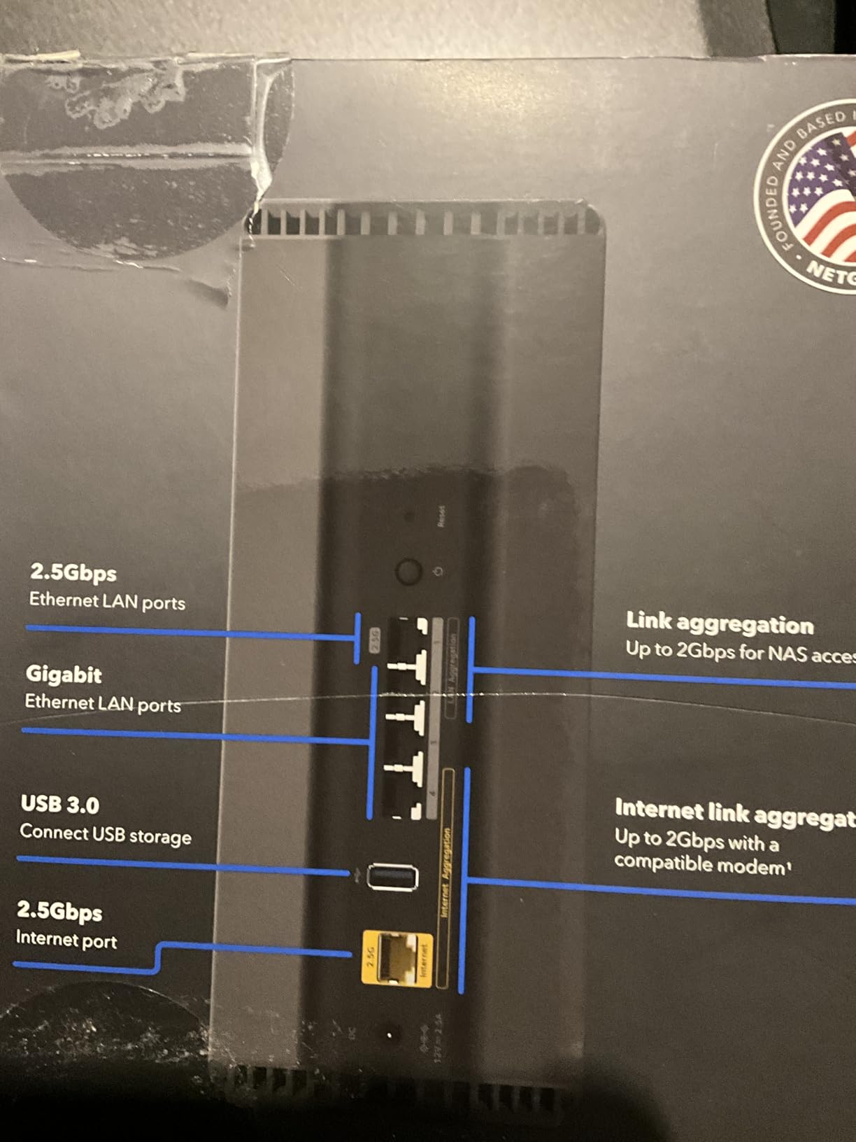 NETGEAR Nighthawk Dual-Band WiFi 7 Router (RS200), BE6500 Wireless Speed up to 6.5 Gbps, Covers up to 2,500 sq. ft., 2.5 Gig Internet Port customer photo 2
