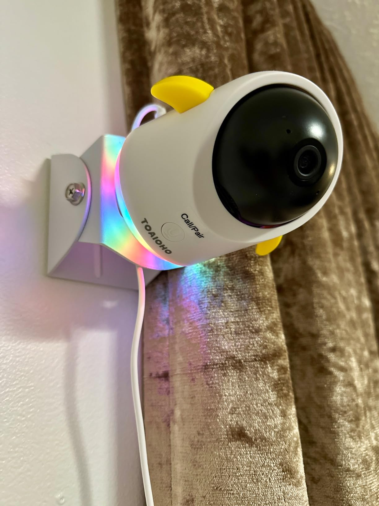 Baby Monitor with Camera and Audio WiFi/No WiFi: Baby Monitor WiFi Smartphone APP Control Night Vision 4.3' Screen Smart Video Baby Monitor with Remote PTZ 2-Way Talk Motion & Cry Alert (Only 2.4G WiFi) customer photo 1