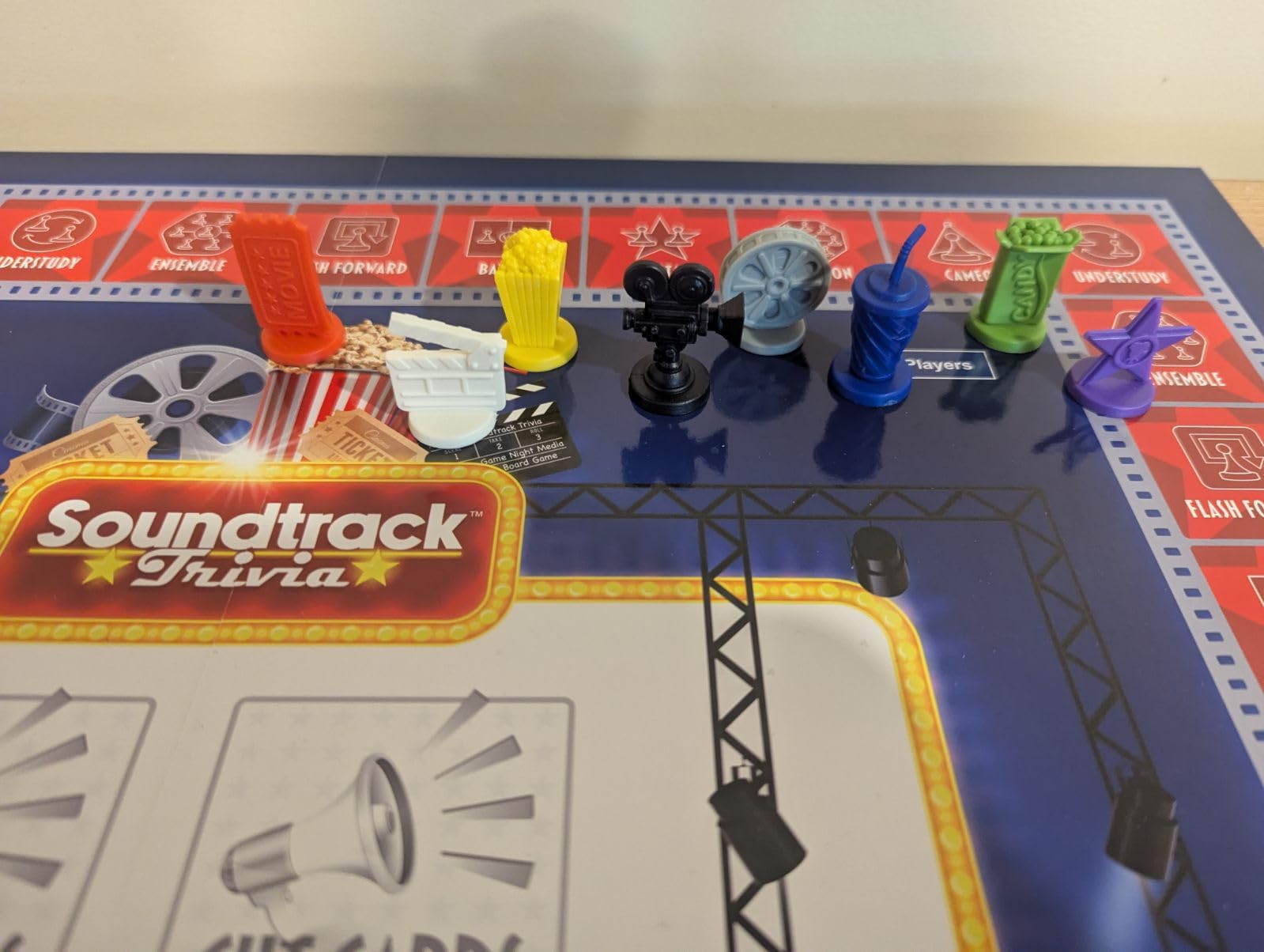 Soundtrack Trivia Limited Edition Movie Game Includes Bluetooth Speaker, Hand Painted Pieces and Coasters, Name The Movie from a 15 Second Music Clip, Board Game for Family, Adults, Kids Ages 8+ customer photo 2