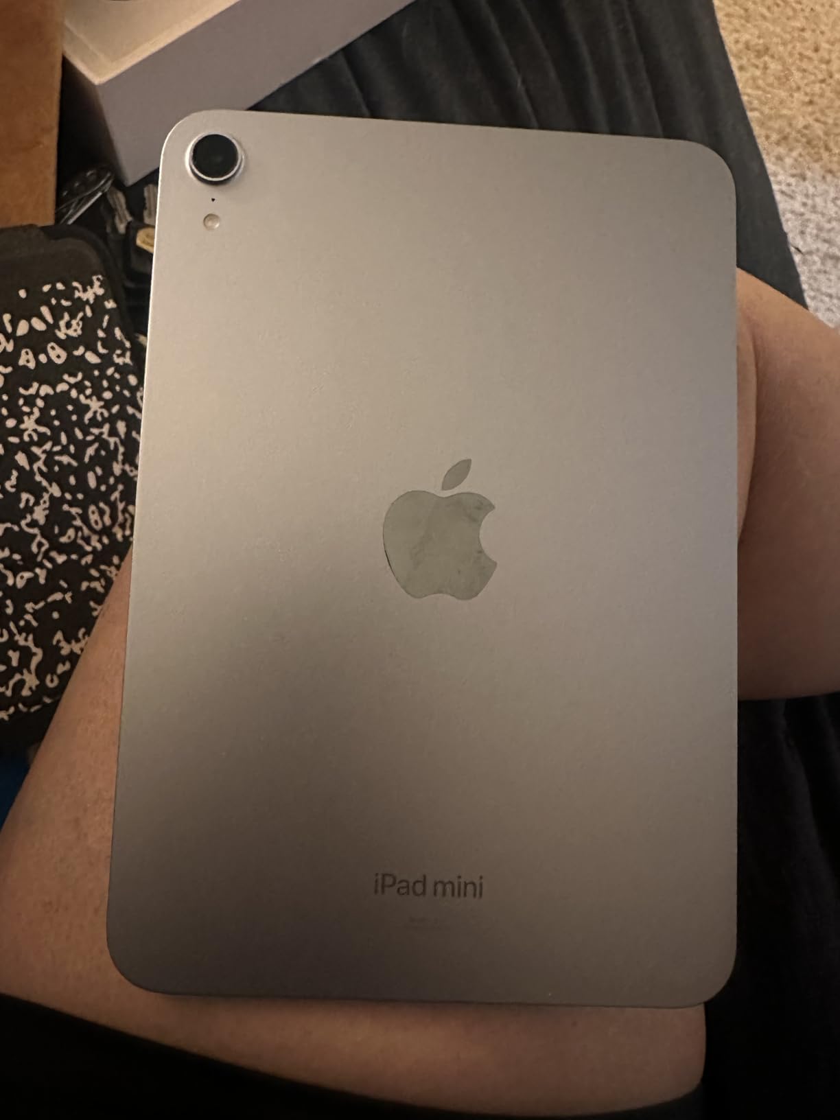 Apple iPad mini (A17 Pro): Apple Intelligence, 8.3-inch Liquid Retina Display, 128GB, Wi-Fi 6E, 12MP Front/12MP Back Camera, Touch ID, All-Day Battery Life - Blue customer photo 1