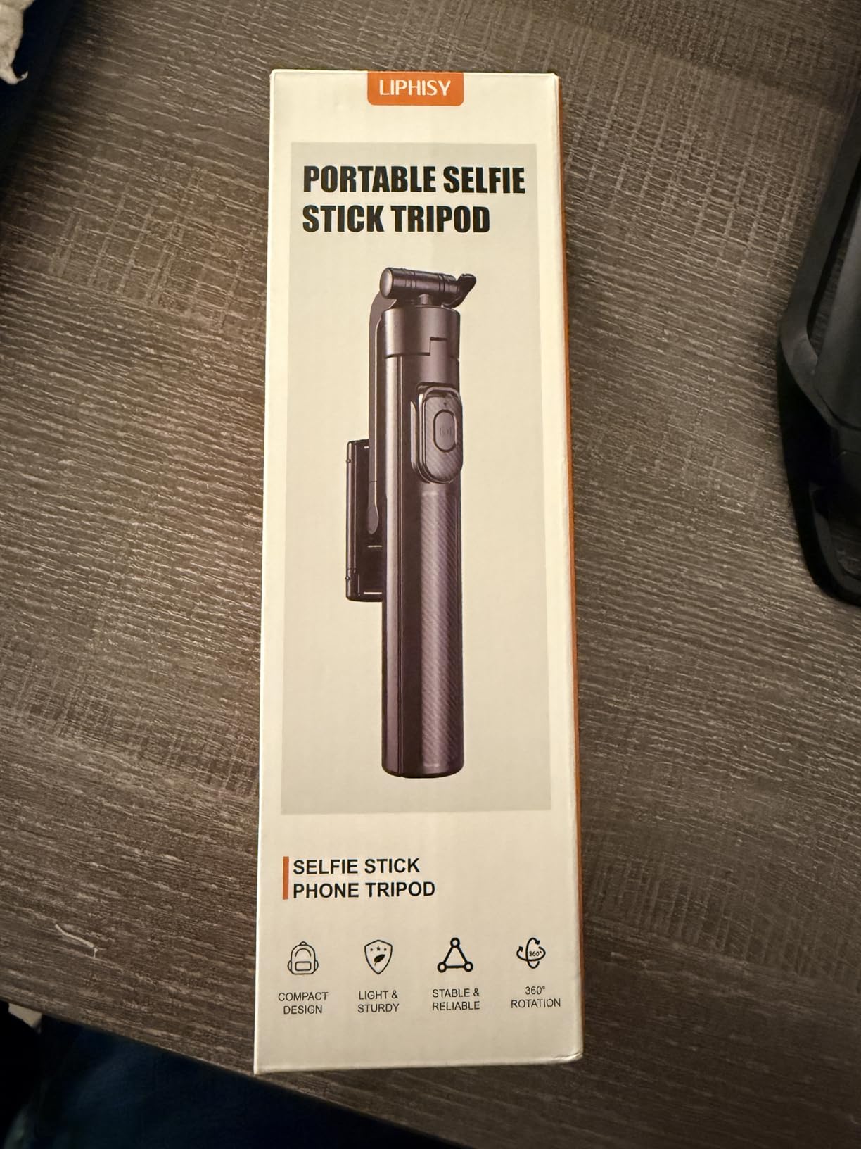 Selfie Stick Travel Tripod for Cell Phone with Remote Control and Phone Holder, Extendable Selfie Stick for iPhone, iPhone Tripod for Video Recording, 50 Inch, Black customer photo 2