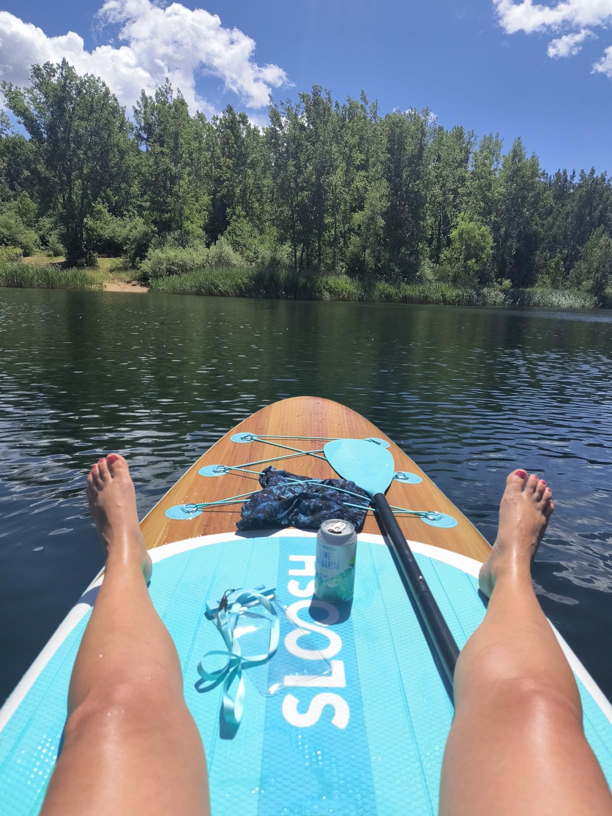 SLOOSH Inflatable Stand Up Paddle Board, Inflatable Paddle Boards with Premium Accessories, Non-Slip EVA Deck, Ultra-Light Carry Bag Pump, Blow Up SUP for All Skill Levels customer photo 1