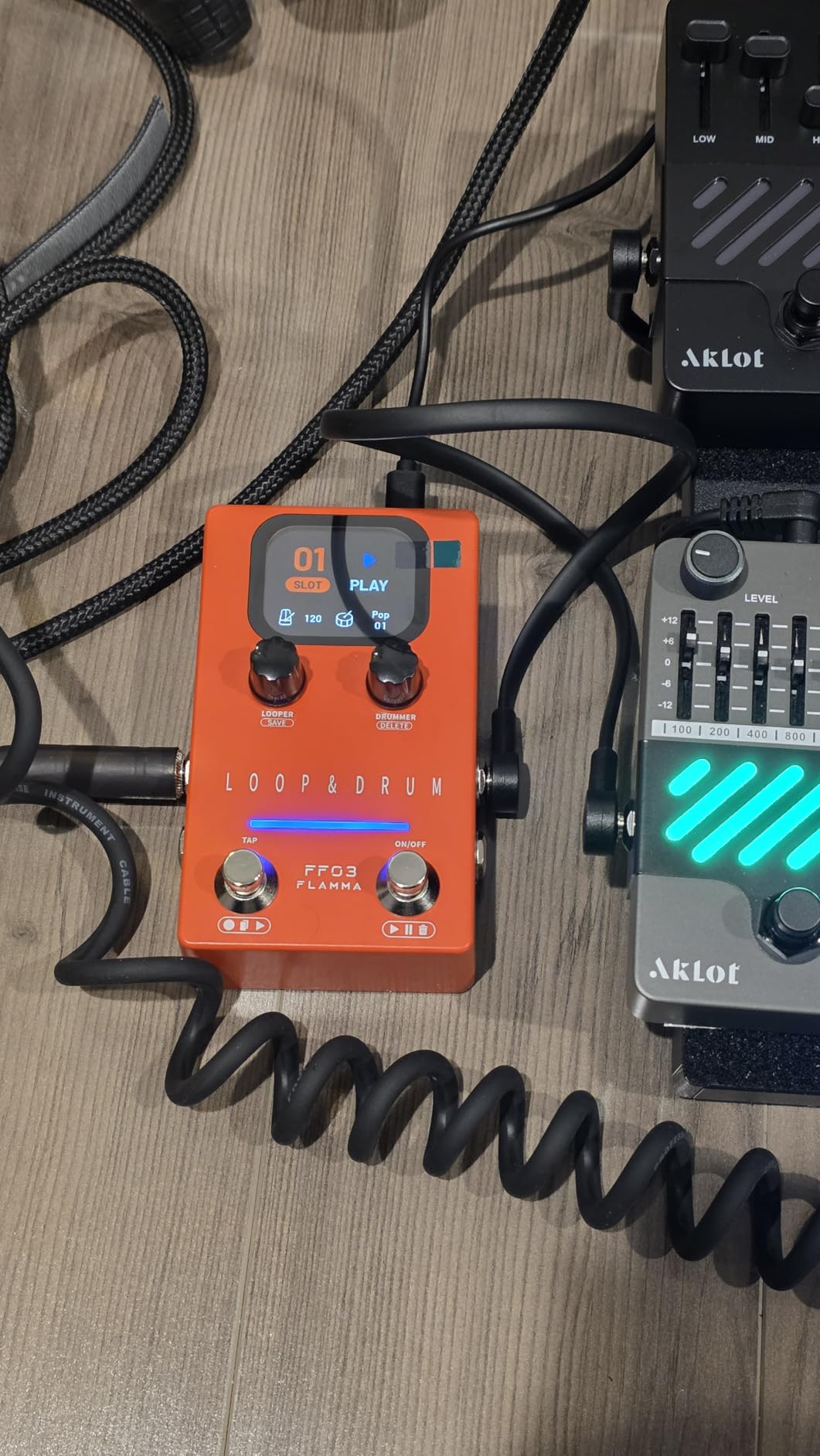 FLAMMA FF02 Drum Machine Guitar Pedal - 121 Drum Grooves, 11 Music Genres, Tap Tempo, Adjustable Rhythms, Stereo I/O for Live & Studio Use customer photo 1