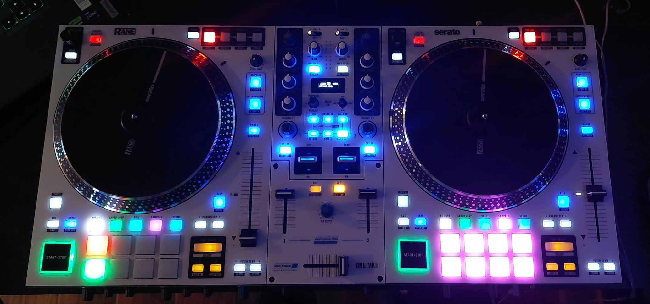 Rane ONE MKII Motorized Serato DJ Pro Controller with 2 Decks, Internal FX, Deep Stems Control for Scratch DJs, Clubs and Events customer photo 1