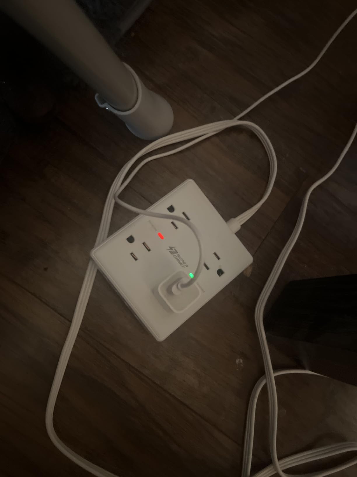 10Ft Extension Cord with Multiple Outlets, Flat Plug Surge Protector Power Strip 10 Ft Long Cord, 8 Outlets & 4 USB Ports (2 USB C), Desk Charging Station for Home Office, College Dorm Room Essentials customer photo 2