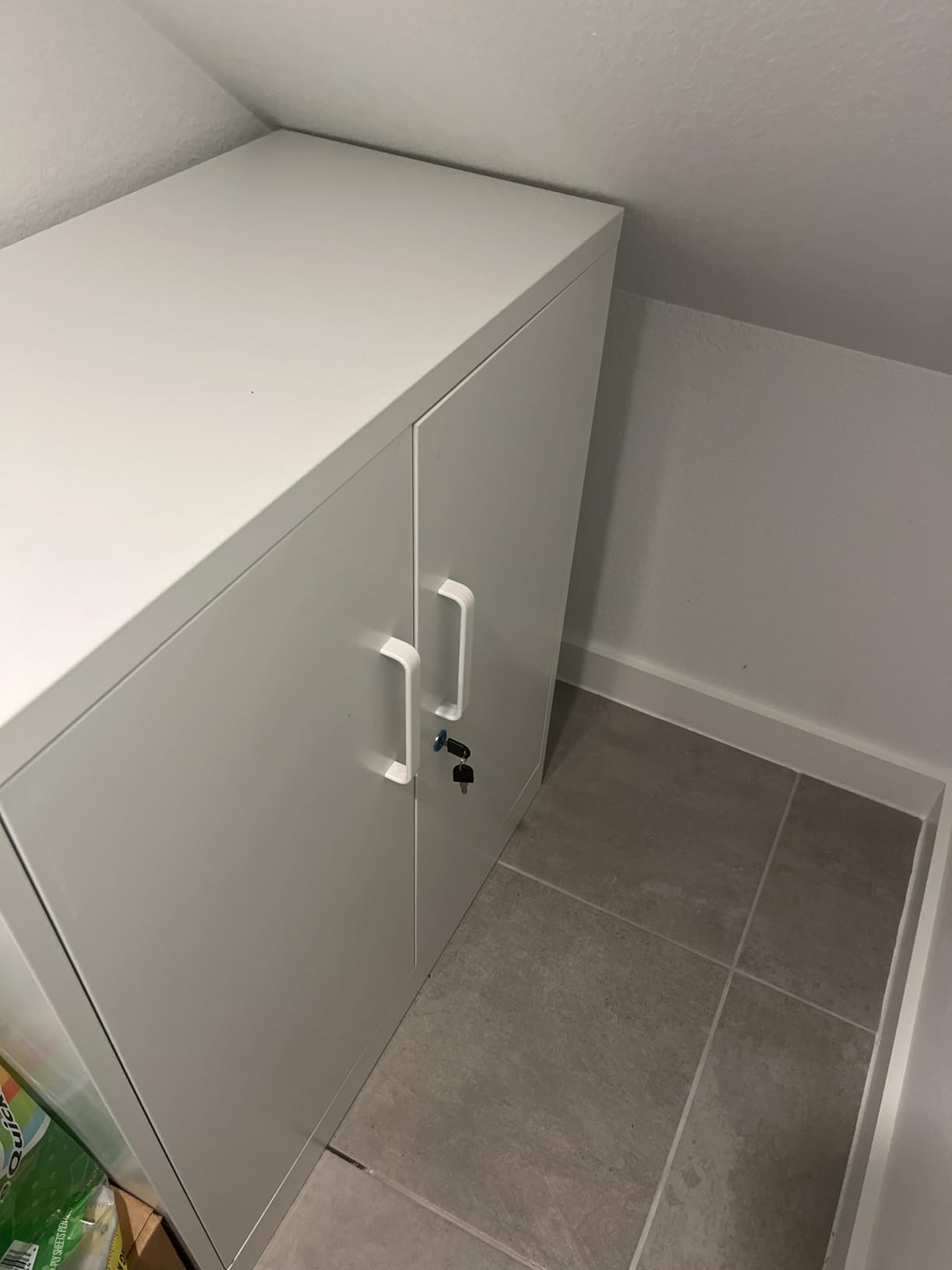 SISESOL 3 Drawer Lateral File Cabinet with Lock and Shelf, Black Metal Filling Cabinet with Drawers and Shelf, Locking File Storage Cabinets with Doors and Shelves for Home,Office,Garage,School customer photo 2