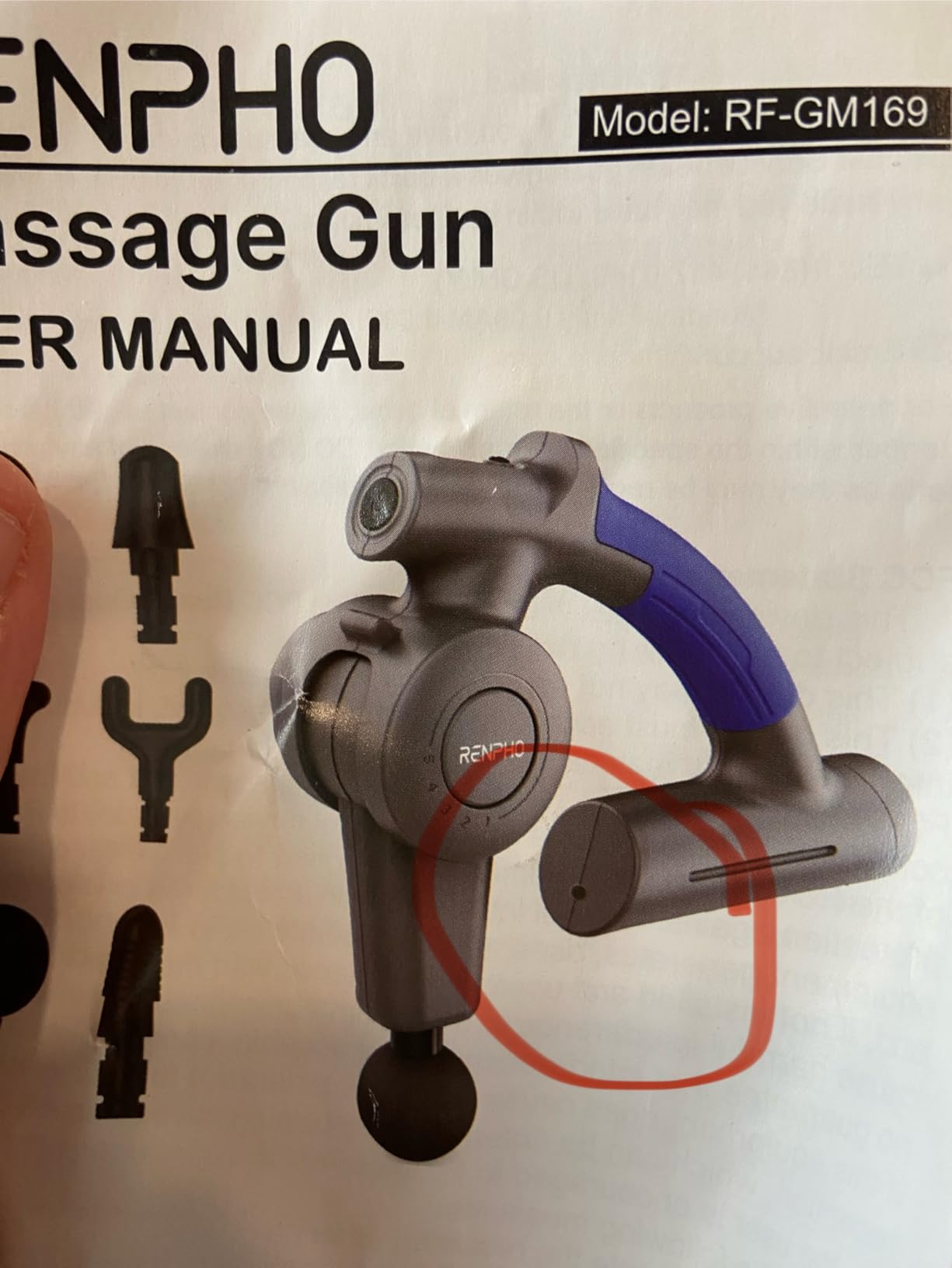 RENPHO Active Thermacool Massage Gun Deep Tissue with Heat and Cold, Fathers Day Dad Gifts, FSA Eligible, Back Massager for Muscle Relief, HSA, Percussion Body Masajeador for Men Women Athletes customer photo 2