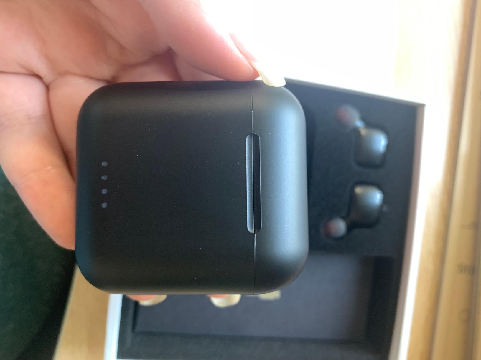TOZO T6 Wireless Earbuds Bluetooth 5.3 Stereo Sound in Ear Headphones | 50H Playtime Wireless Charging Case App Customizable EQs IPX8 Waterproof Earphones Dark Black customer photo 1