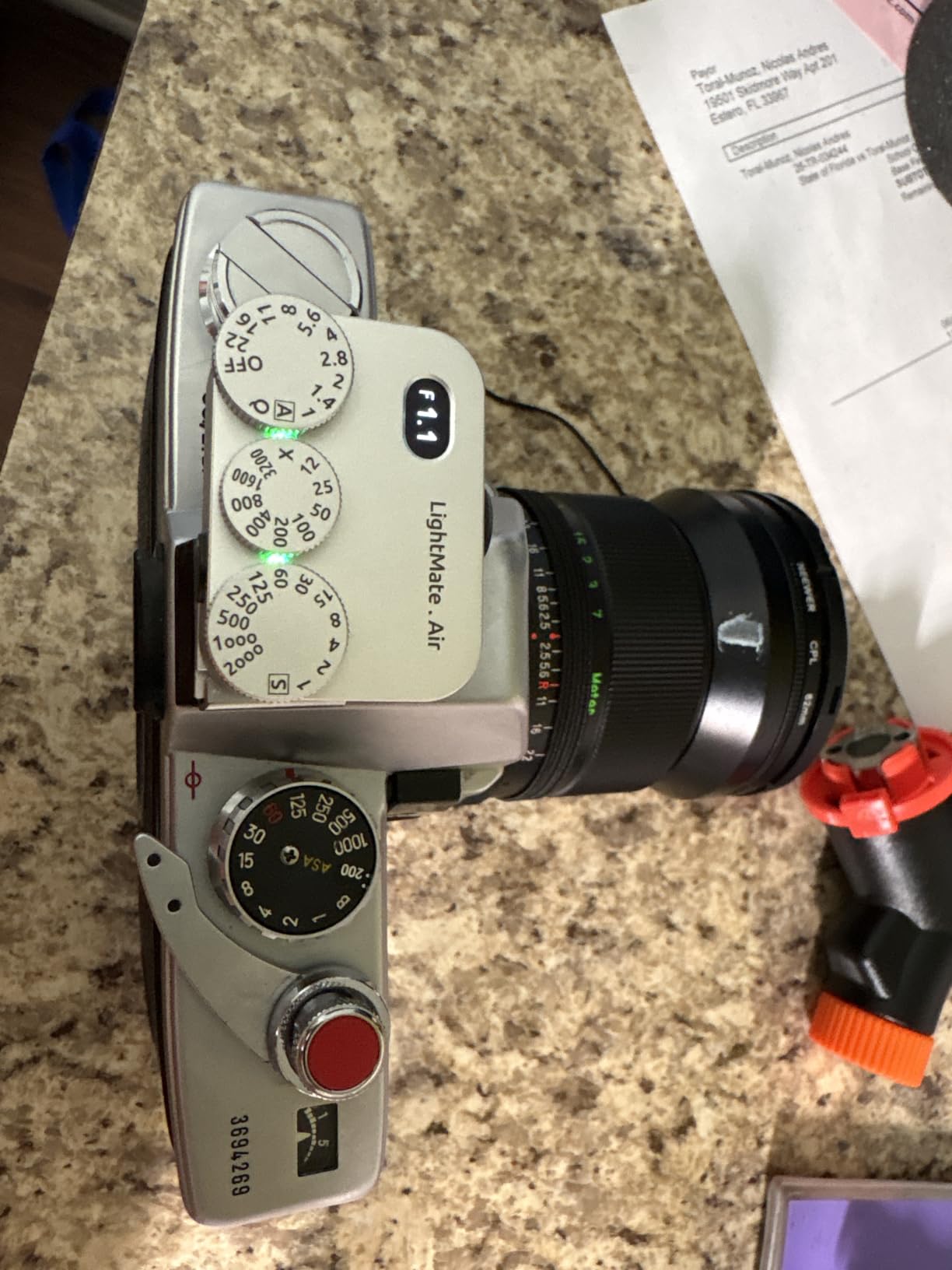 LightMate AirPro Light Meter Photography, 35 Degree Wide-Angle Reflective Digital Exposure Meter, Rechargeable for Leica & Film Cameras customer photo 2