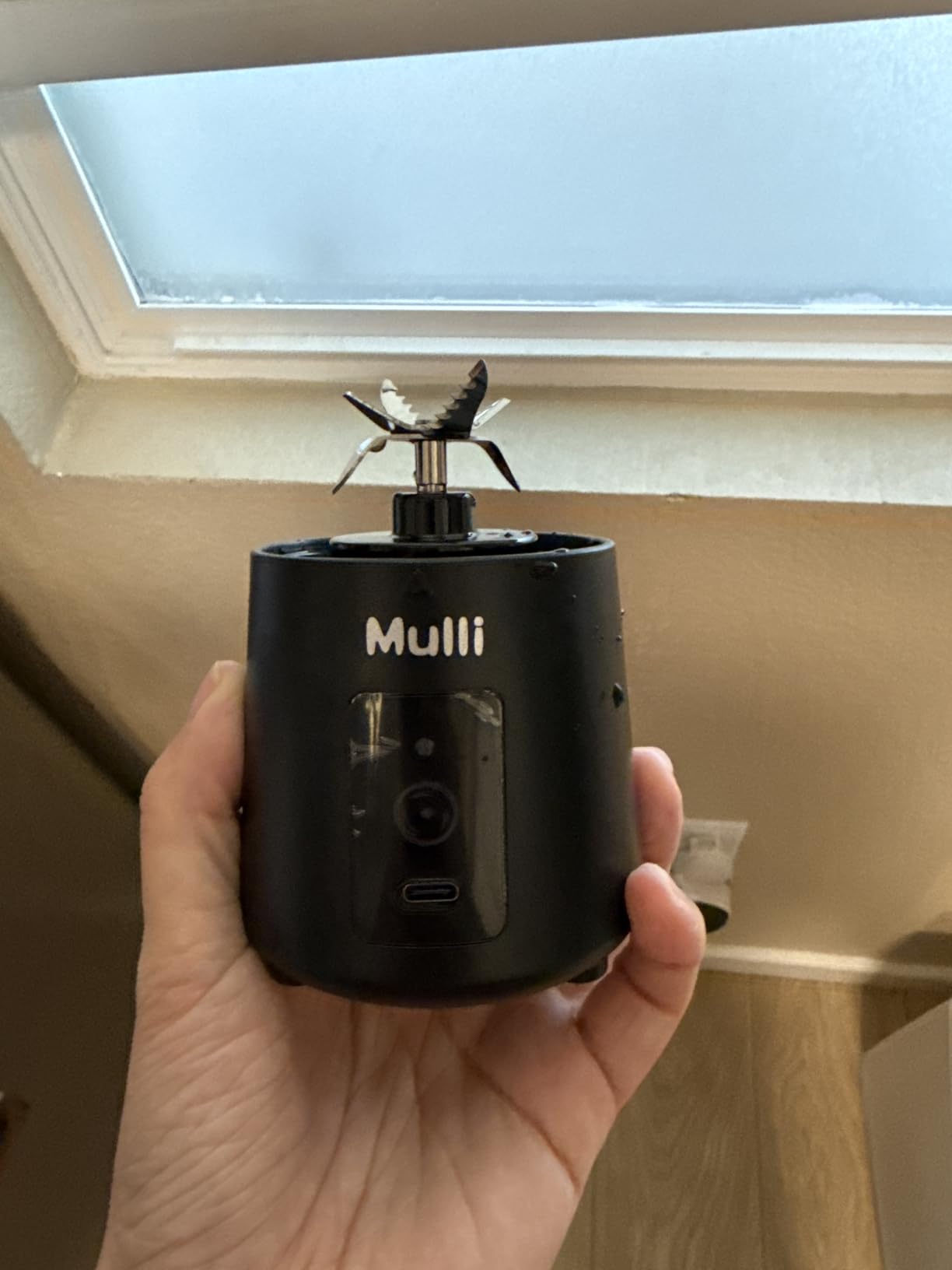 Mulli Portable Blender 14oz-USB Rechargeable Smoothie Maker with 6 Stainless Steel Blades, Personal Mini Blender for Shakes, Baby Food, Travel, Gym & Kitchen, BPA-Free customer photo 2