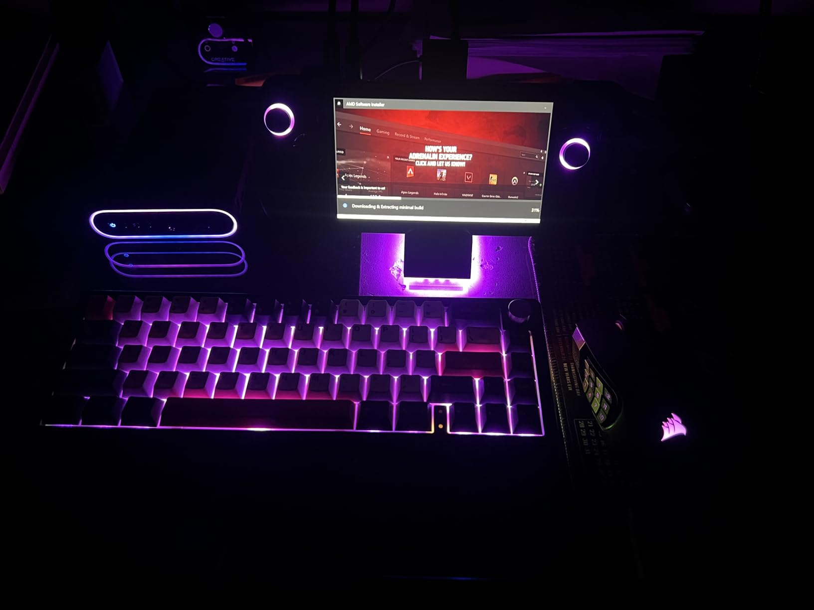 Corsair Scimitar Elite Wireless SE MMO PC Gaming Mouse customer photo 1