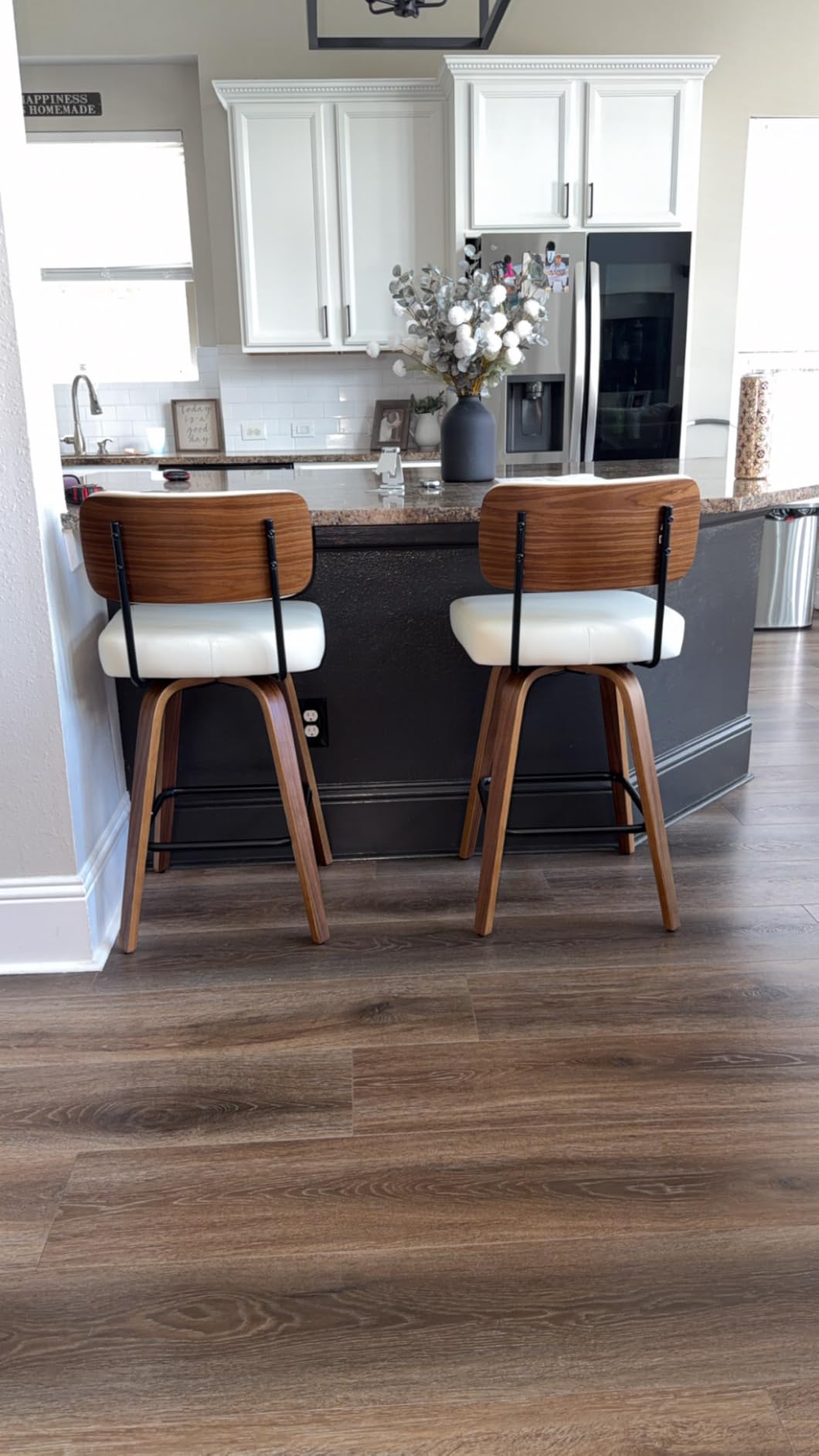 Swivel Bar Stools Set of 3, 26